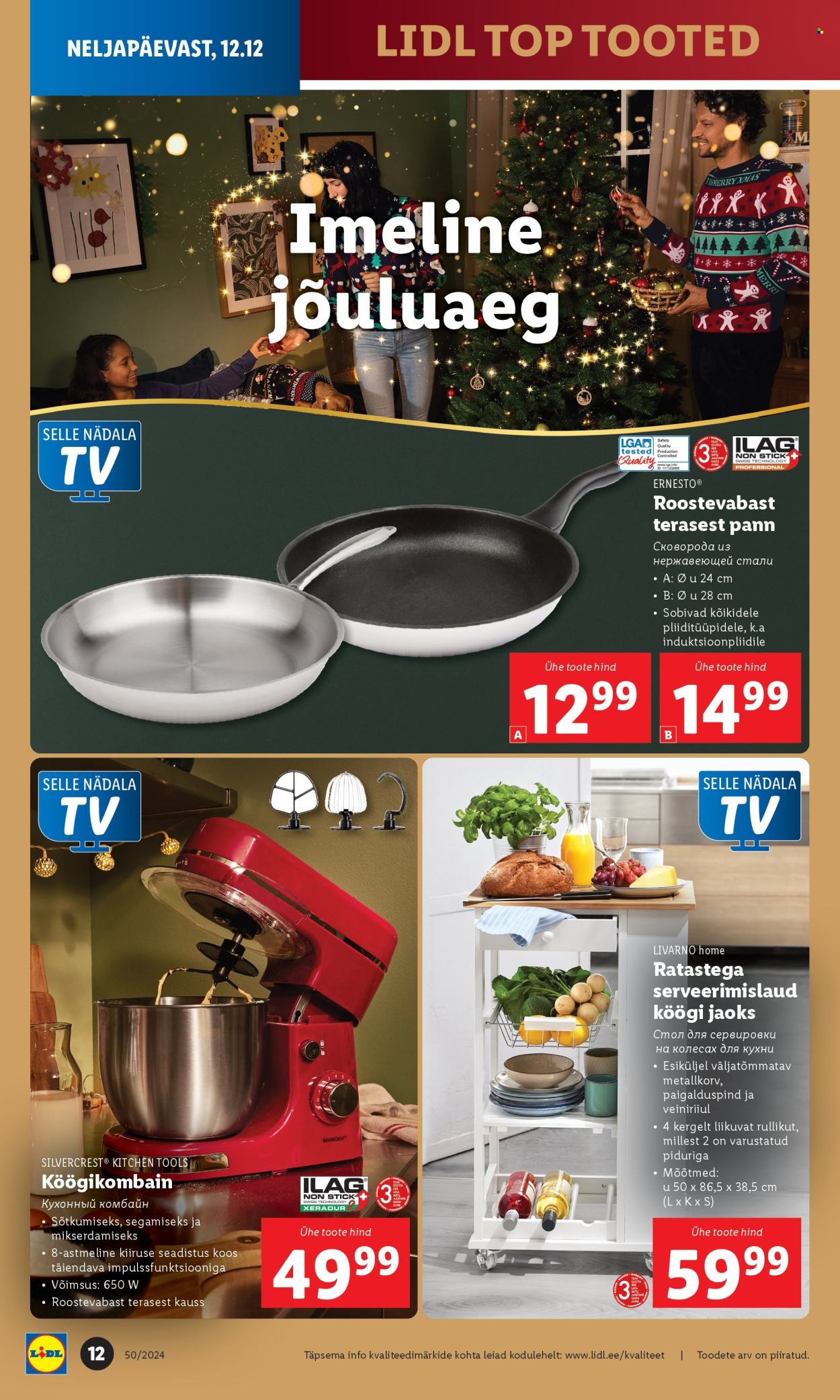 lidl - Lidl kliendileht - Tööstuskaupade kliendilehed (9.12 - 15.12.2024) - page: 12