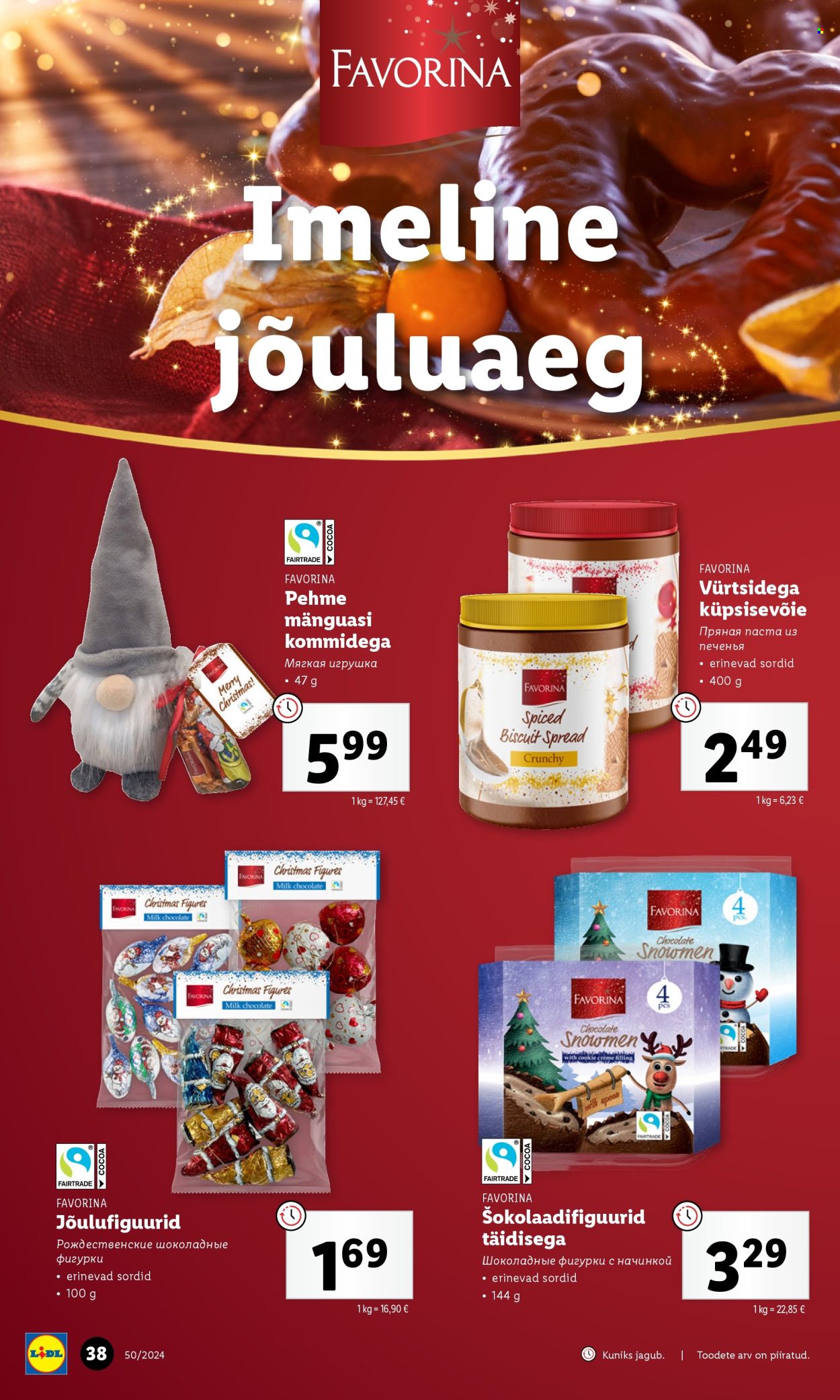 lidl - Lidl kliendileht - Nädalalõpu pakkumised (12.12 - 15.12.2024) - page: 38