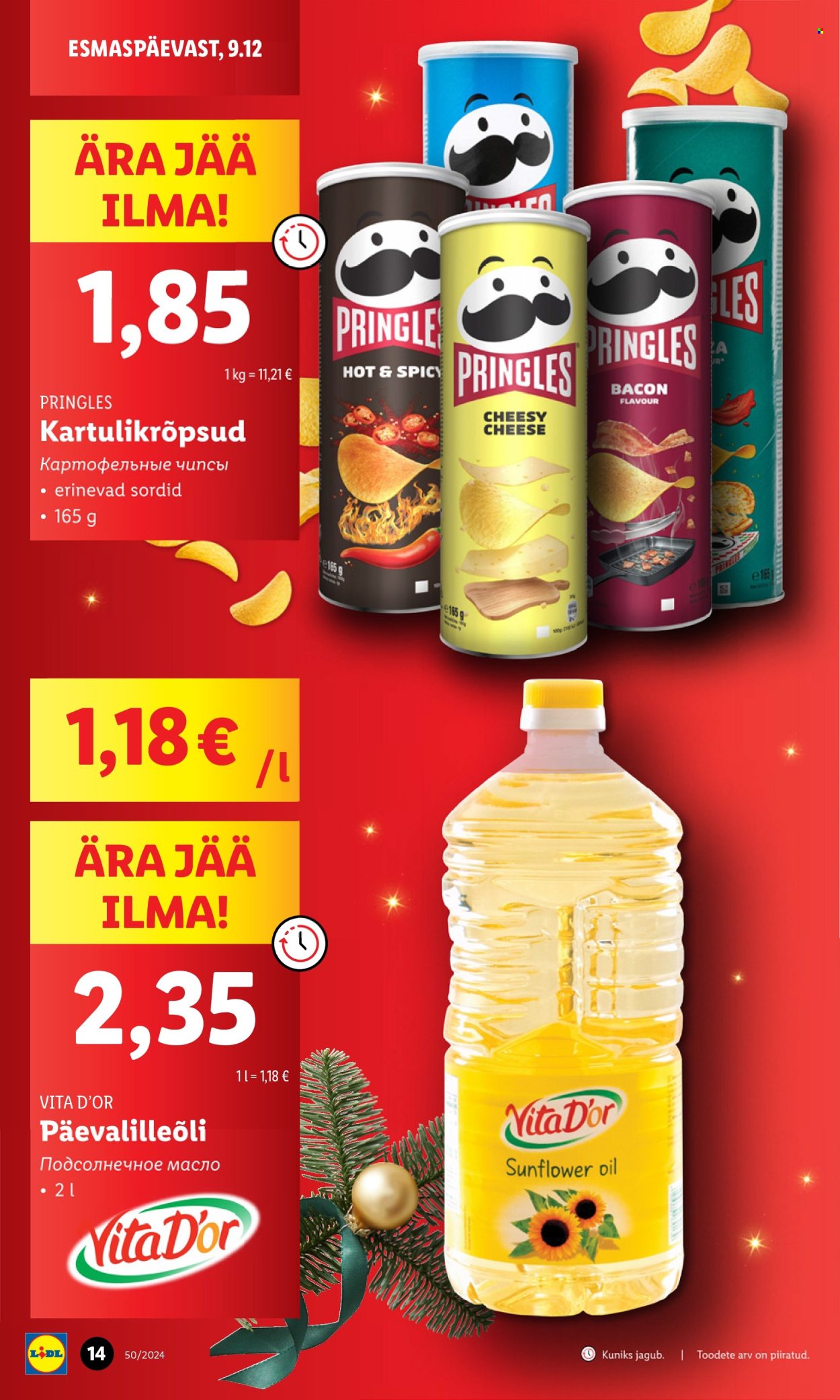 lidl - Lidl kliendileht - Nädalalõpu pakkumised (12.12 - 15.12.2024) - page: 14