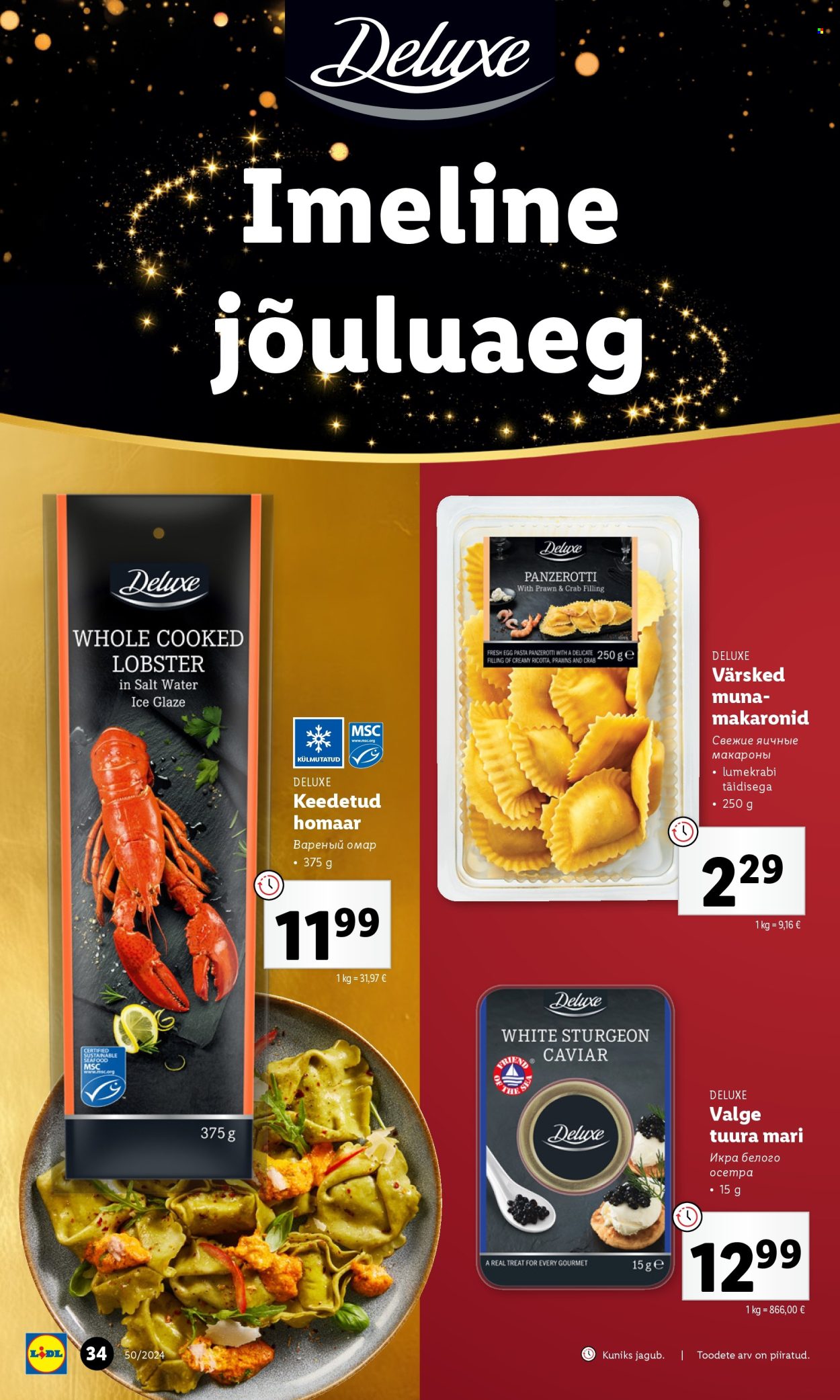 lidl - Lidl kliendileht - Nädalalõpu pakkumised (12.12 - 15.12.2024) - page: 34