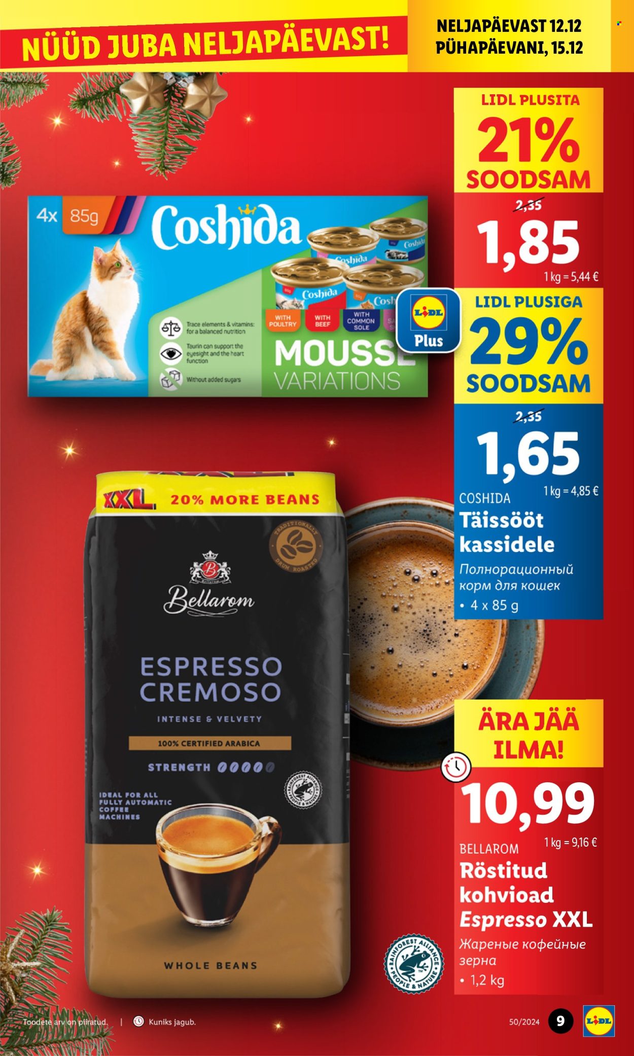 lidl - Lidl kliendileht - Nädalalõpu pakkumised (12.12 - 15.12.2024) - page: 9