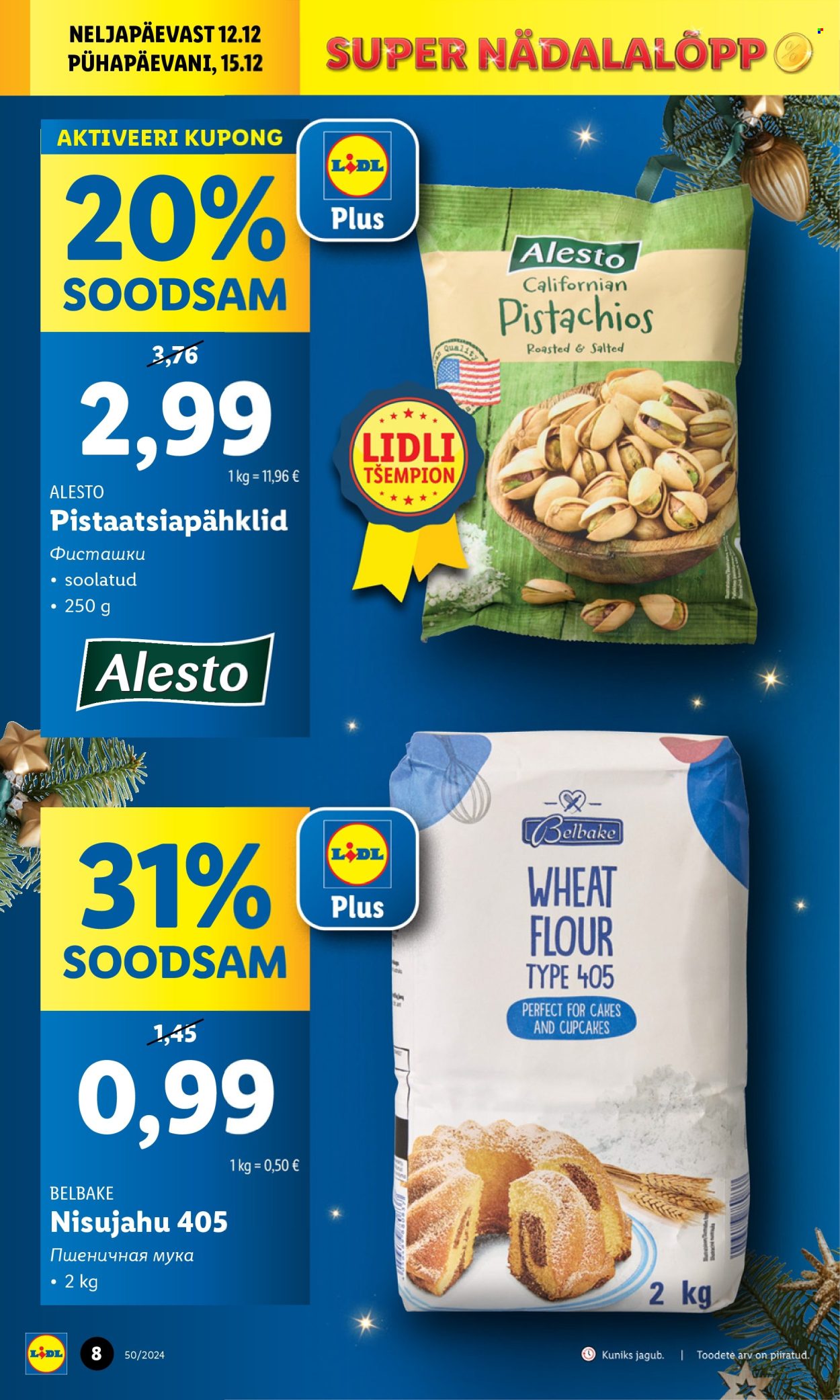 lidl - Lidl kliendileht - Nädalalõpu pakkumised (12.12 - 15.12.2024) - page: 8