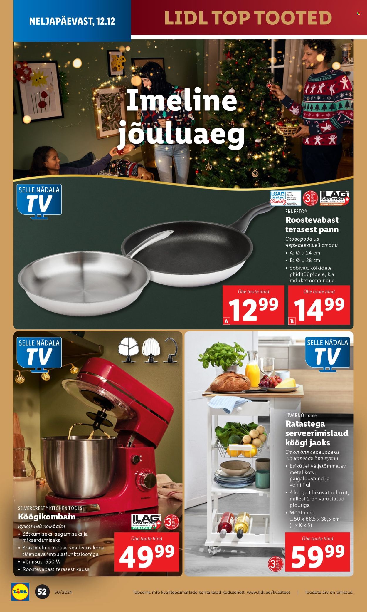 lidl - Lidl kliendileht - Nädalalõpu pakkumised (12.12 - 15.12.2024) - page: 52