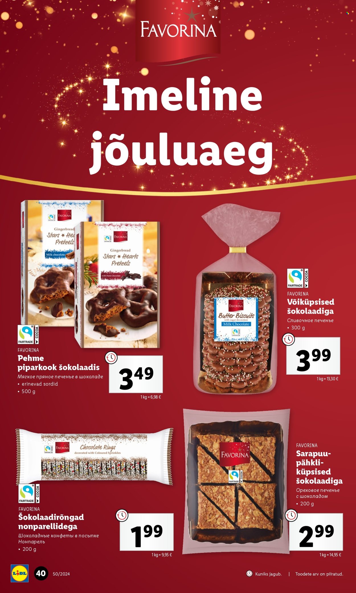 lidl - Lidl kliendileht - Nädalalõpu pakkumised (12.12 - 15.12.2024) - page: 40