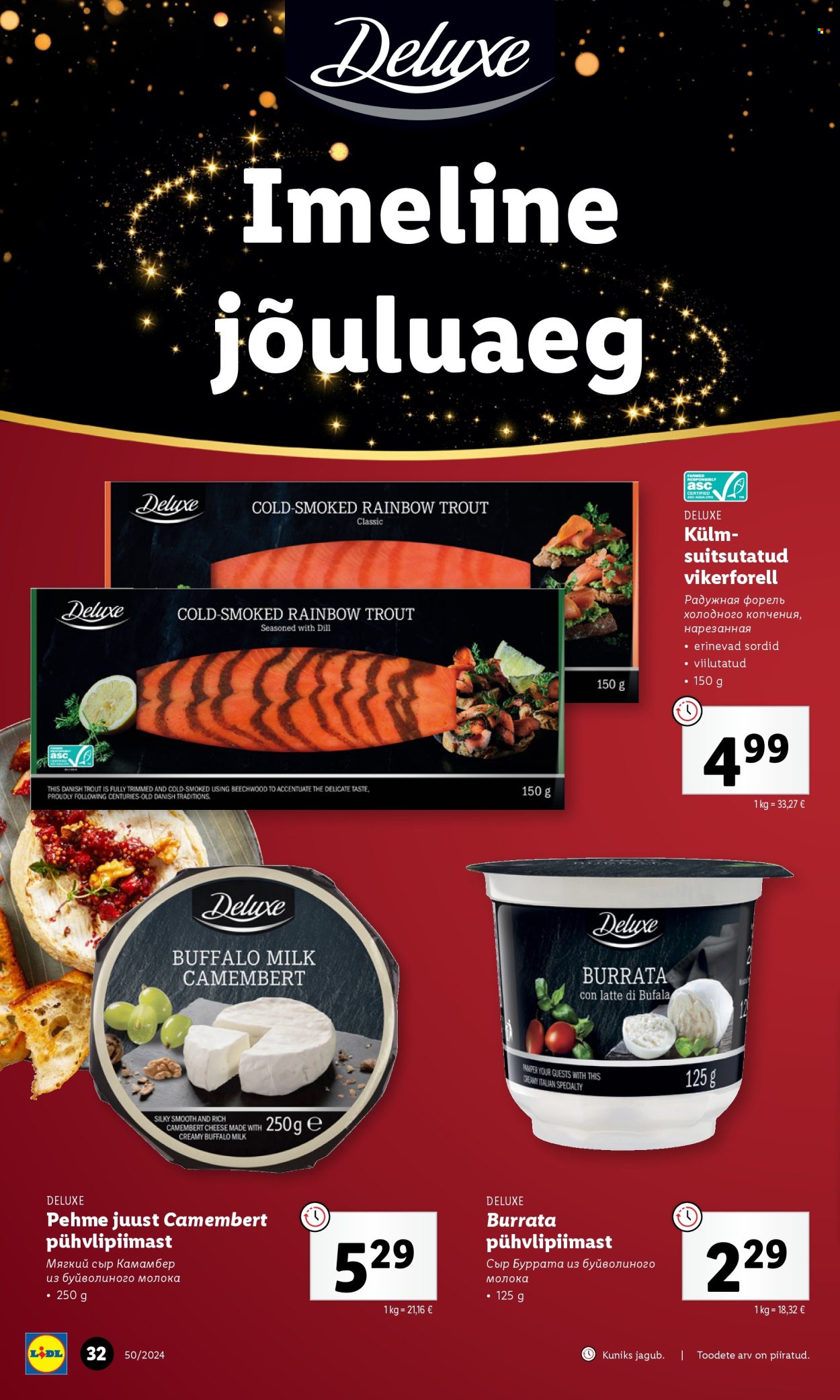 lidl - Lidl kliendileht - Nädalalõpu pakkumised (12.12 - 15.12.2024) - page: 32