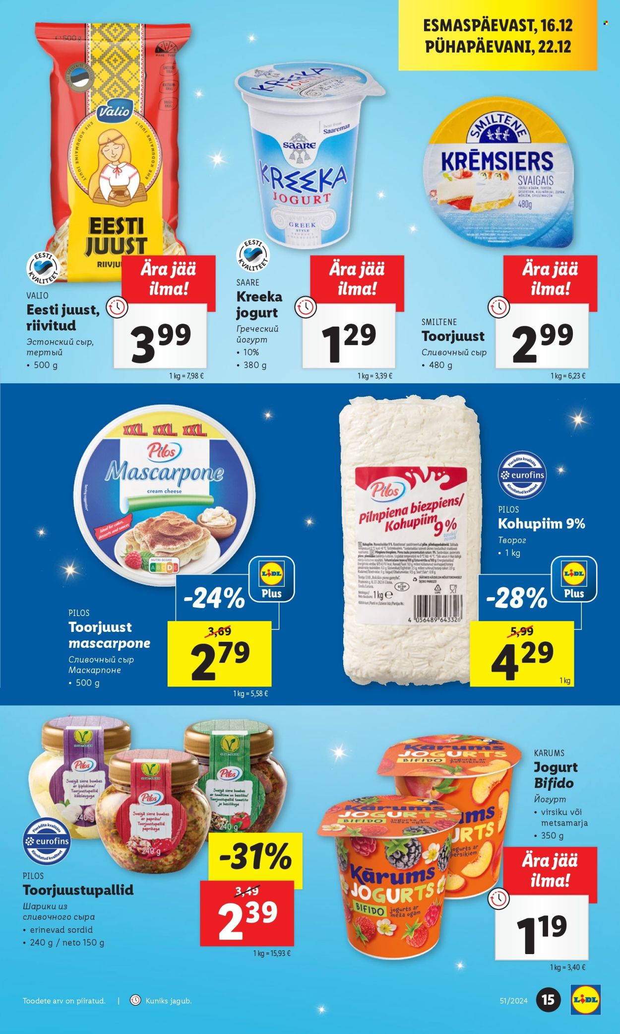 lidl - Lidl kliendileht - Kliendilehed (16.12 - 23.12.2024) - page: 15