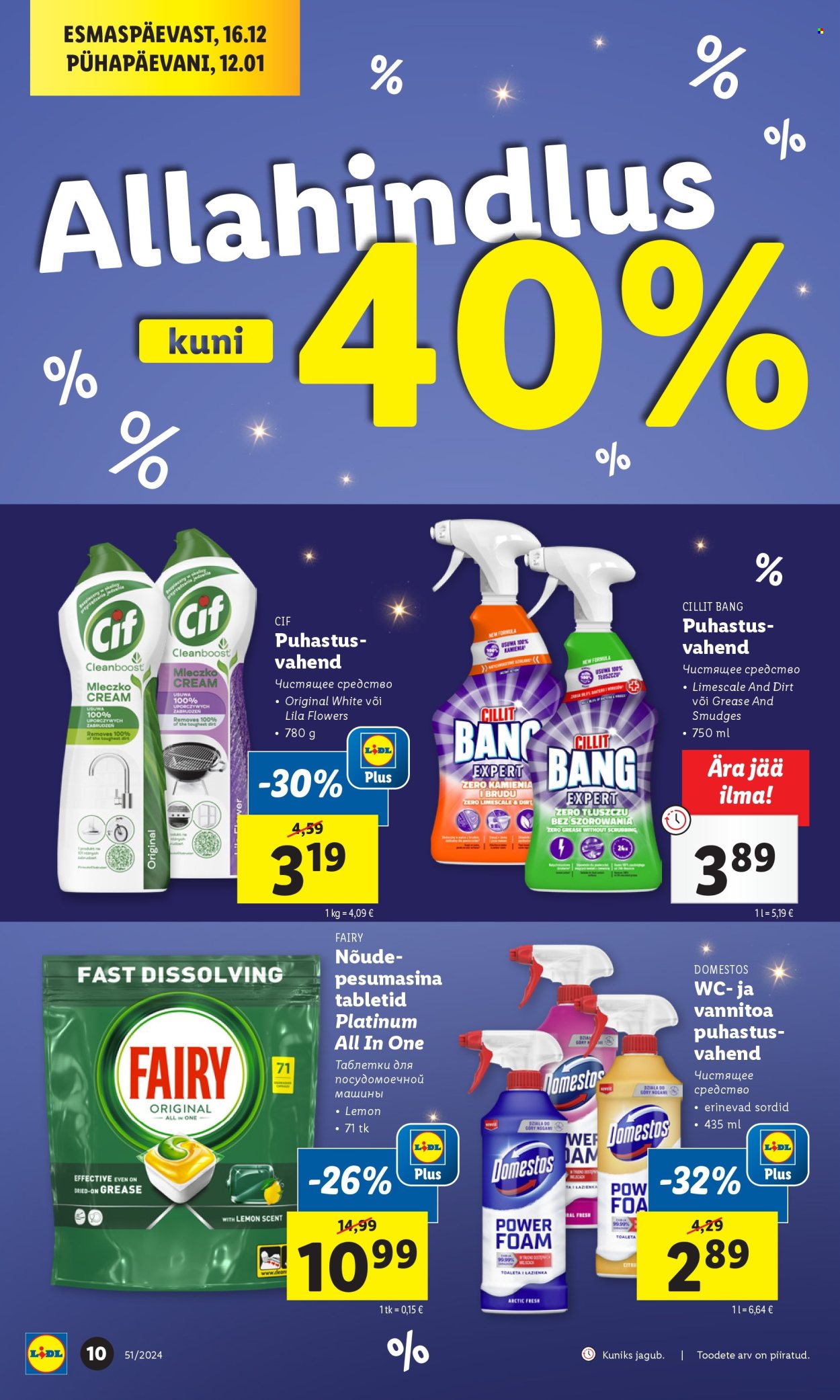 lidl - Lidl kliendileht - Kliendilehed (16.12 - 23.12.2024) - page: 10