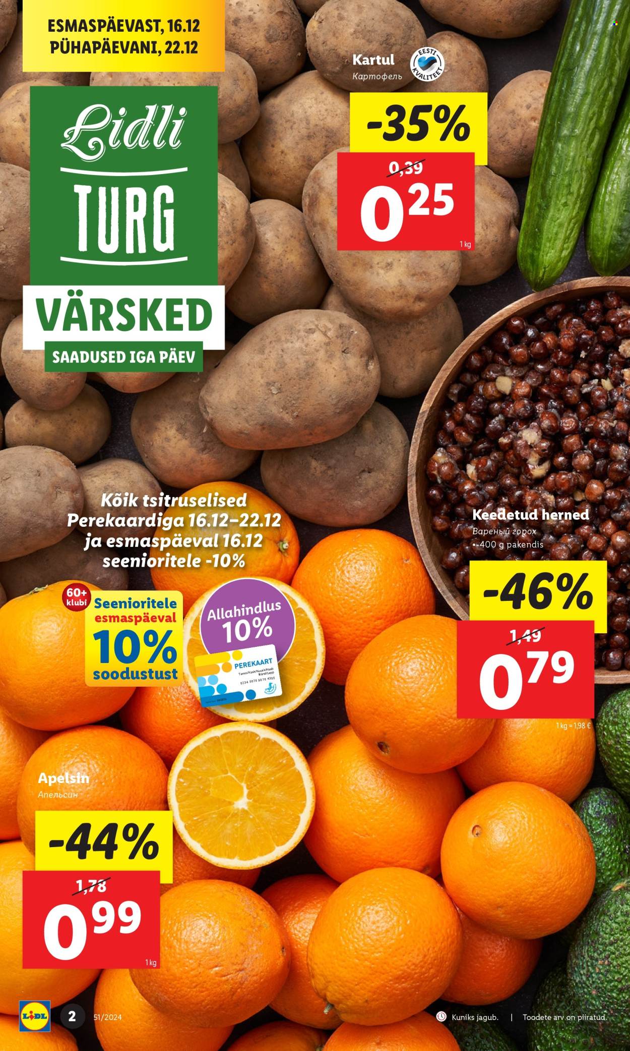 lidl - Lidl kliendileht - Kliendilehed (16.12 - 23.12.2024) - page: 2