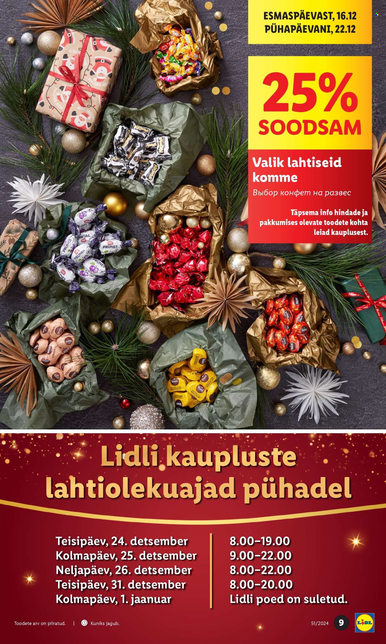 lidl - Lidl kliendileht - Kliendilehed (16.12 - 23.12.2024) - page: 9