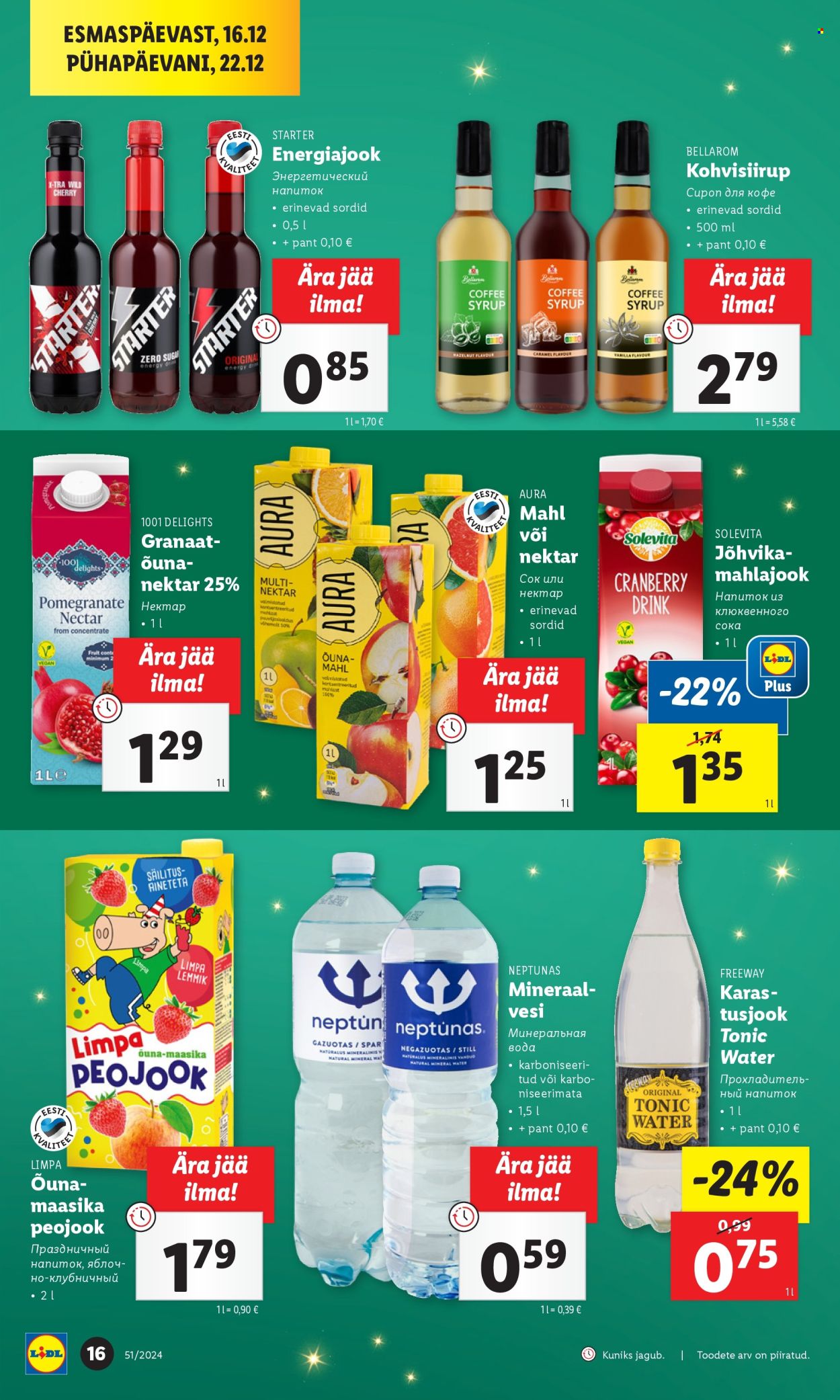 lidl - Lidl kliendileht - Kliendilehed (16.12 - 23.12.2024) - page: 16