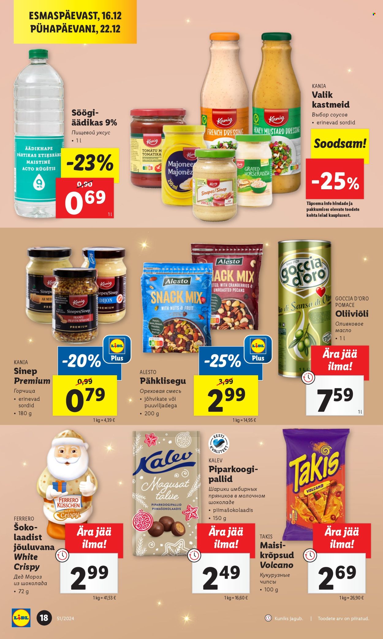 lidl - Lidl kliendileht - Kliendilehed (16.12 - 23.12.2024) - page: 18