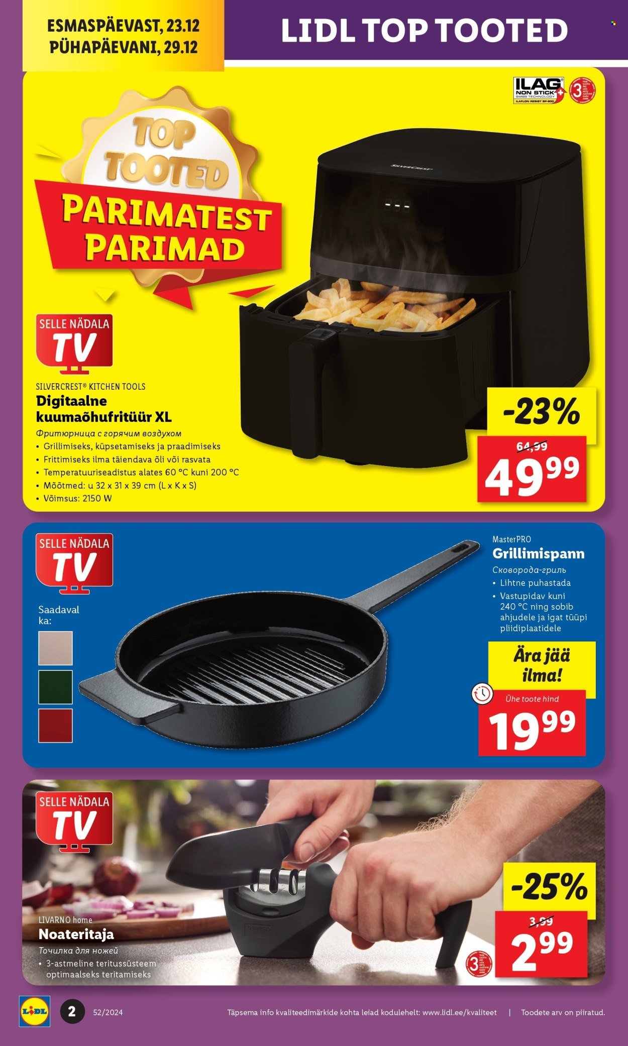 lidl - Lidl kliendileht - Tööstuskaupade kliendilehed (23.12 - 29.12.2024) - page: 2