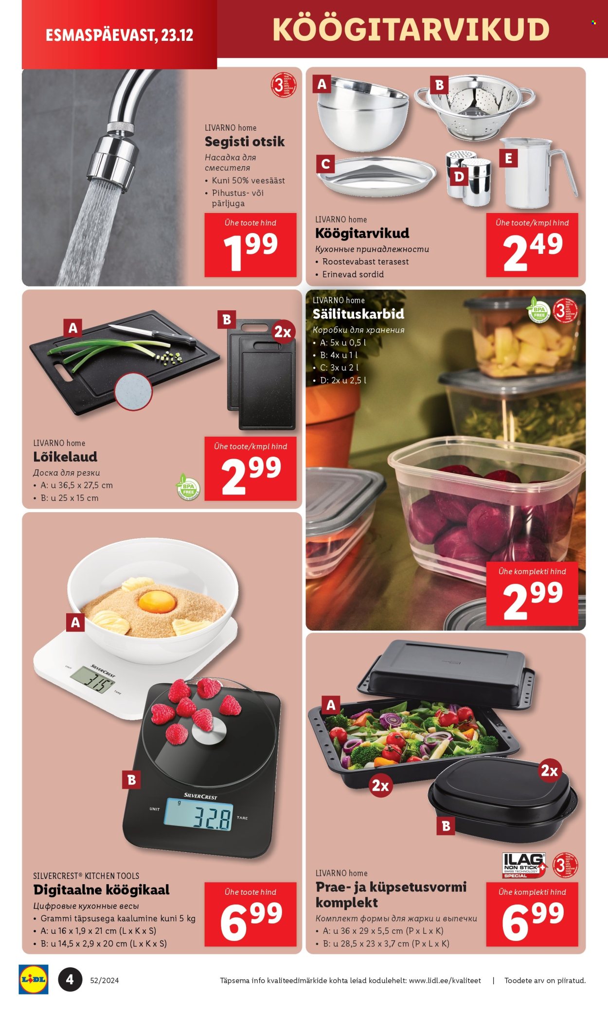 lidl - Lidl kliendileht - Tööstuskaupade kliendilehed (23.12 - 29.12.2024) - page: 4