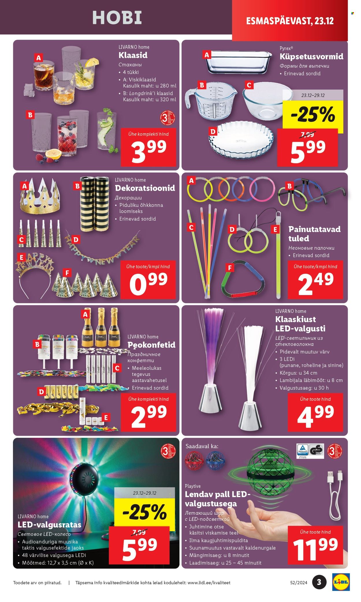 lidl - Lidl kliendileht - Tööstuskaupade kliendilehed (23.12 - 29.12.2024) - page: 3