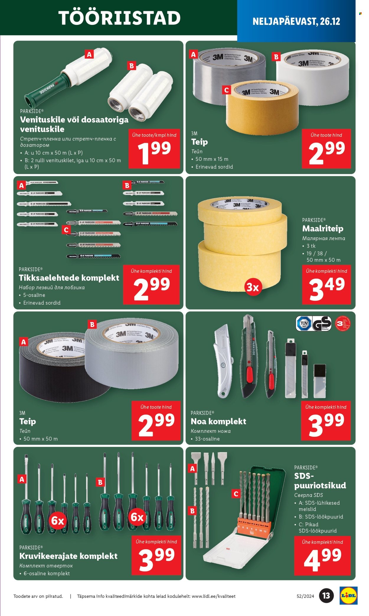 lidl - Lidl kliendileht - Tööstuskaupade kliendilehed (23.12 - 29.12.2024) - page: 13