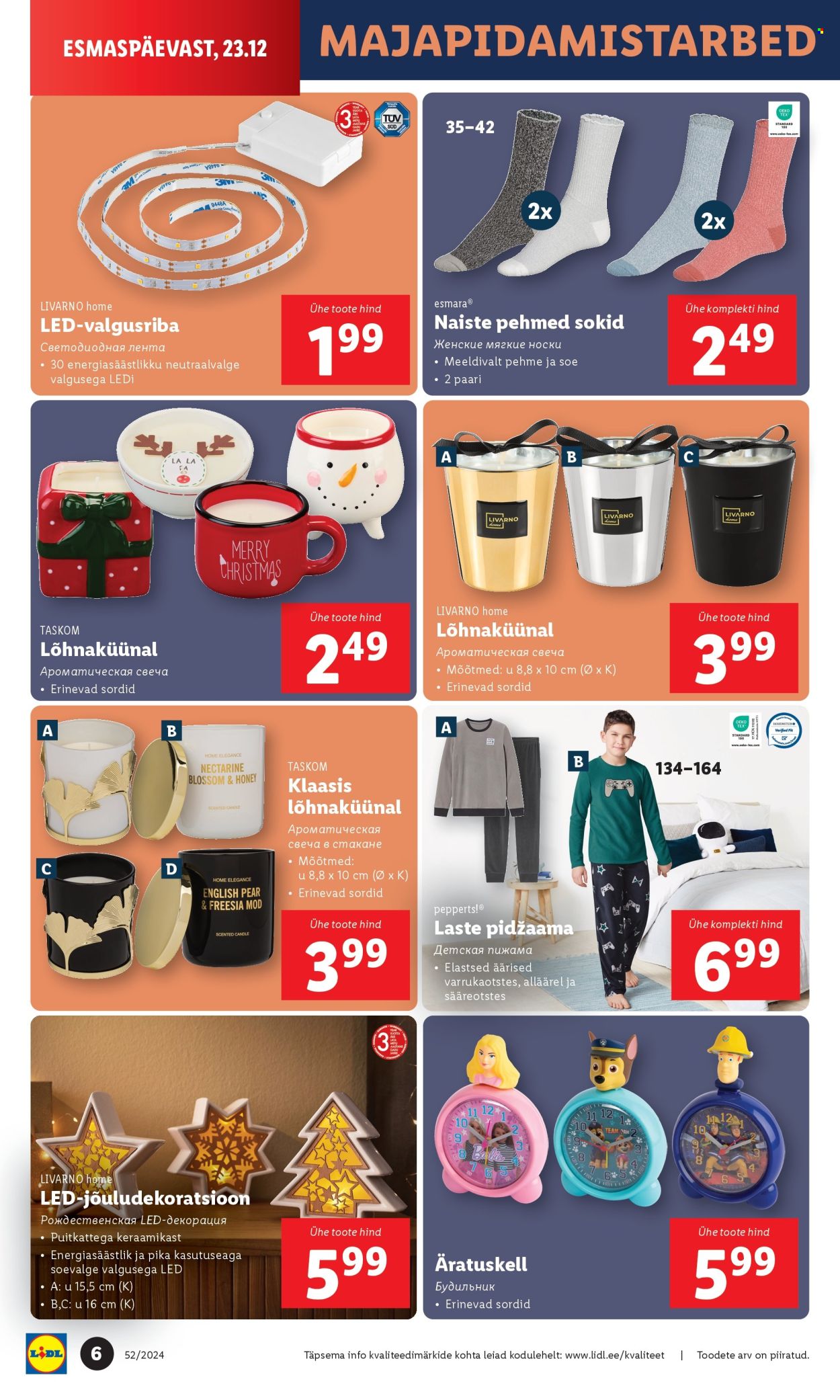 lidl - Lidl kliendileht - Tööstuskaupade kliendilehed (23.12 - 29.12.2024) - page: 6