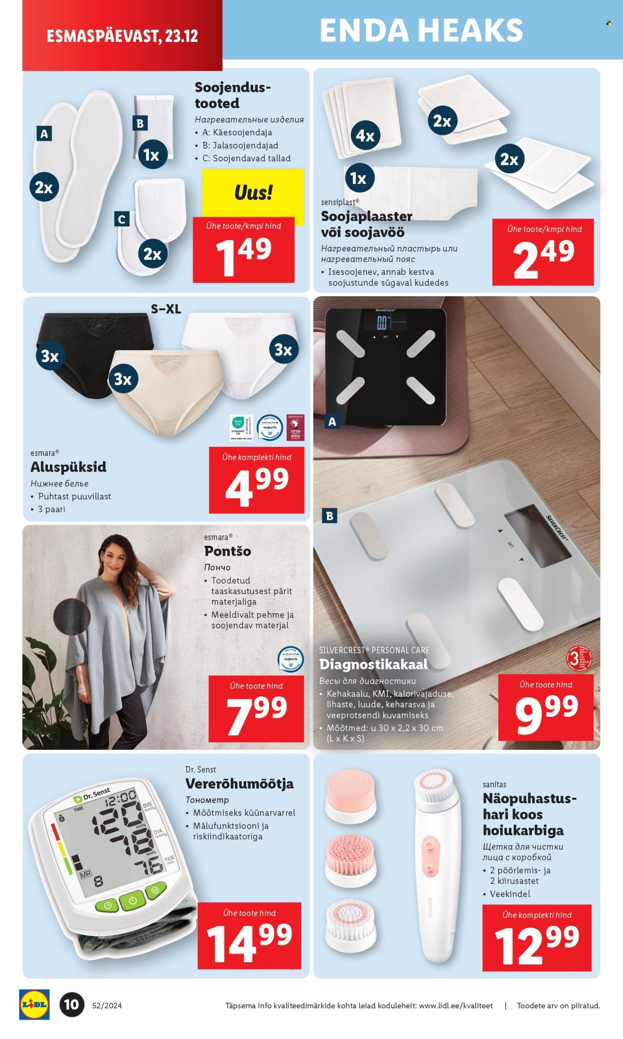 lidl - Lidl kliendileht - Tööstuskaupade kliendilehed (23.12 - 29.12.2024) - page: 10