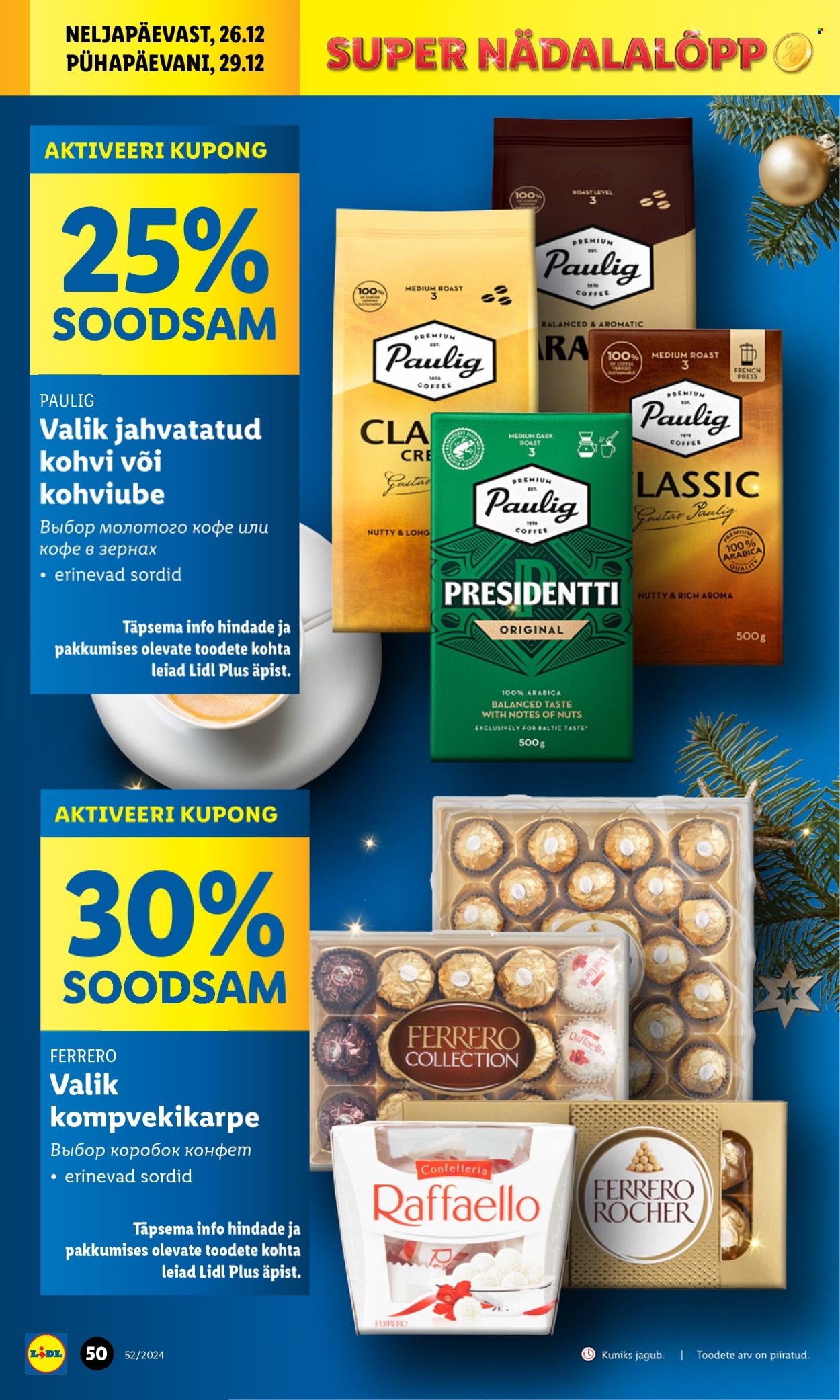 lidl - Lidl kliendileht - Kliendilehed (23.12 - 29.12.2024) - page: 50