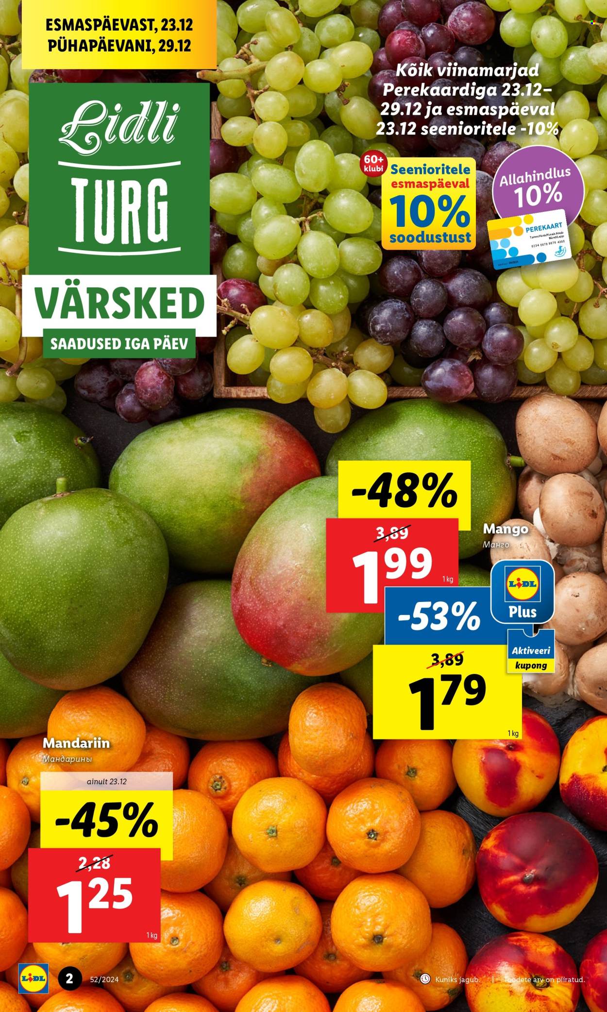 lidl - Lidl kliendileht - Kliendilehed (23.12 - 29.12.2024) - page: 2