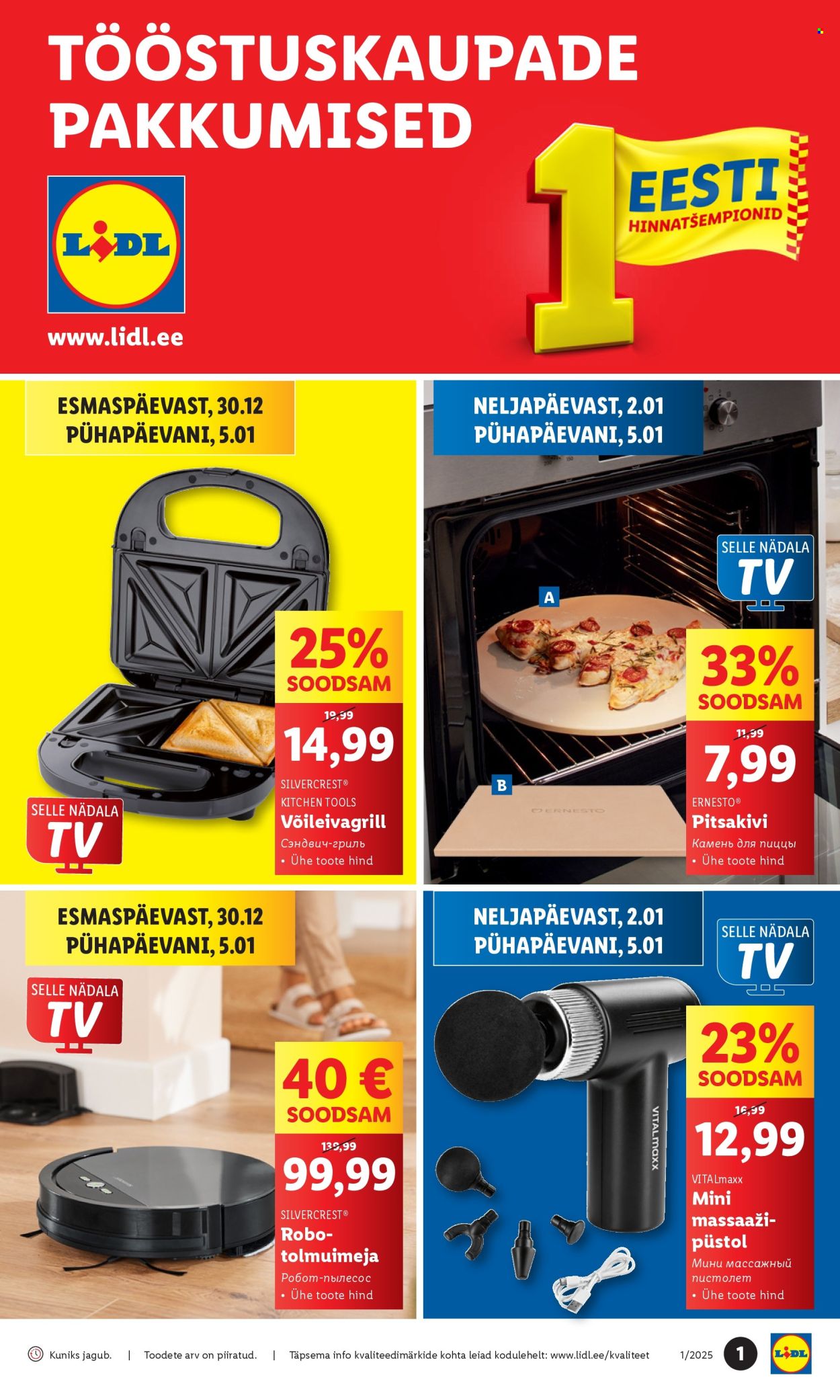 lidl - Lidl kliendileht - Tööstuskaupade pakkumised (30.12.2024 - 5.01.2025)