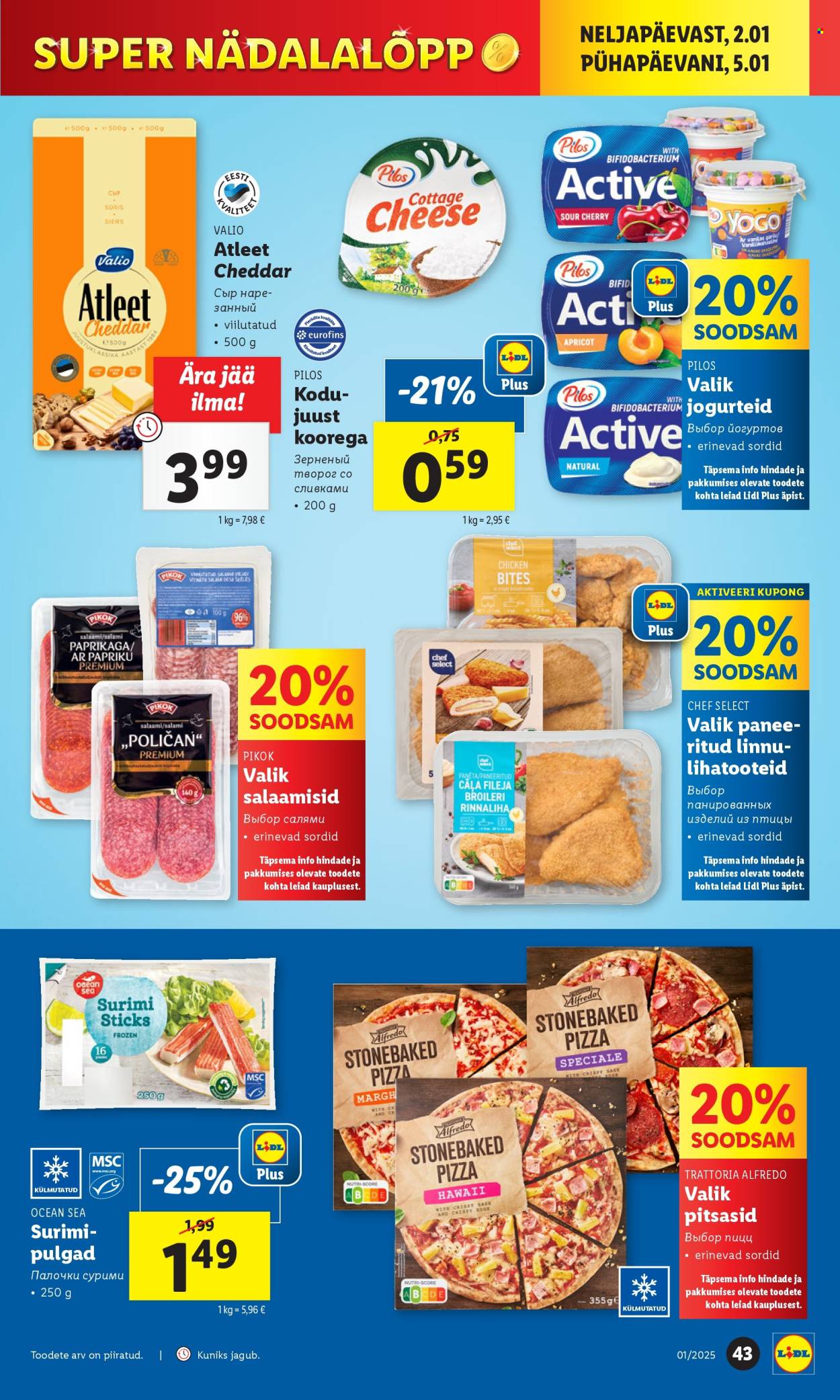 lidl - Lidl kliendileht - Kliendilehed (30.12.2024 - 5.01.2025) - page: 43