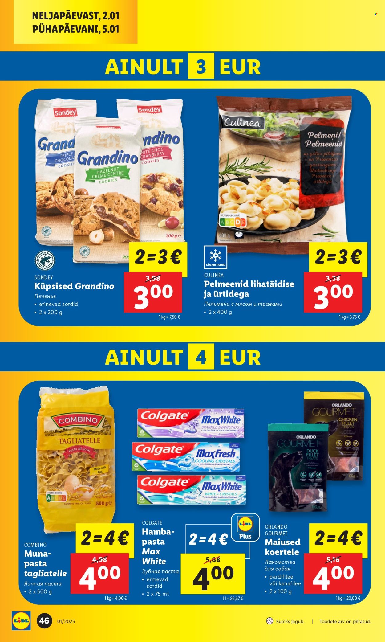 lidl - Lidl kliendileht - Kliendilehed (30.12.2024 - 5.01.2025) - page: 46