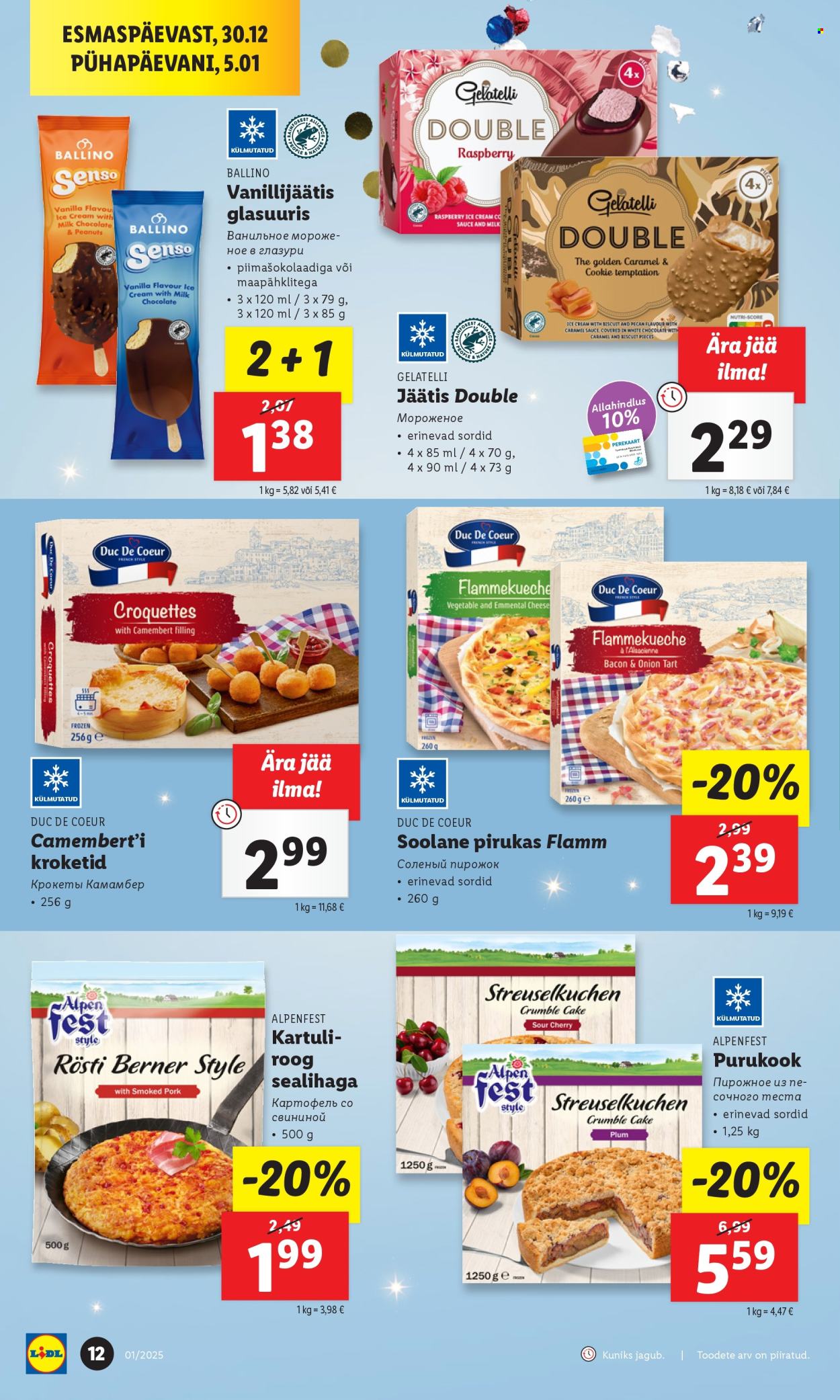 lidl - Lidl kliendileht - Kliendilehed (30.12.2024 - 5.01.2025) - page: 12