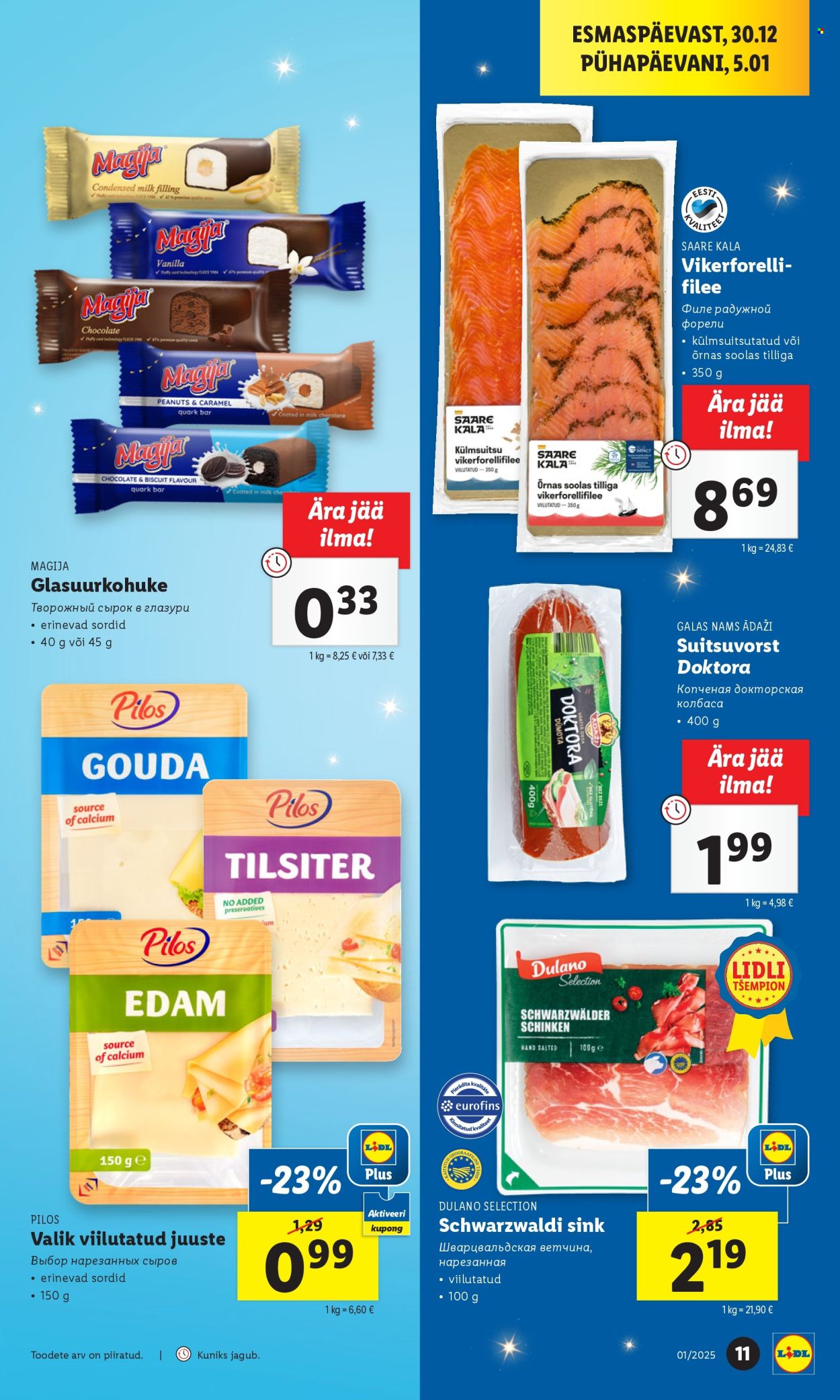 lidl - Lidl kliendileht - Kliendilehed (30.12.2024 - 5.01.2025) - page: 11