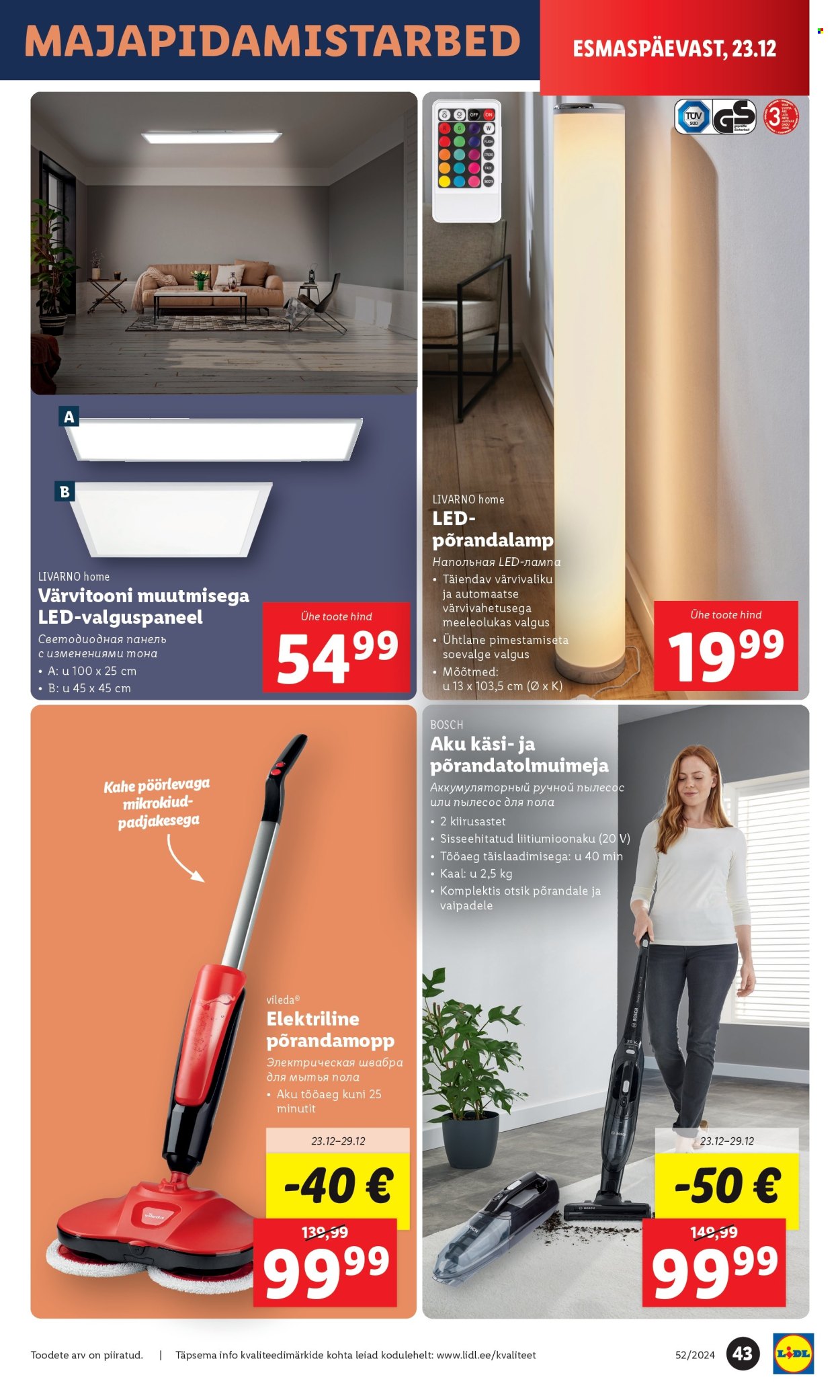 lidl - Lidl kliendileht - Nädalalõpu pakkumised (26.12 - 29.12.2024) - page: 43