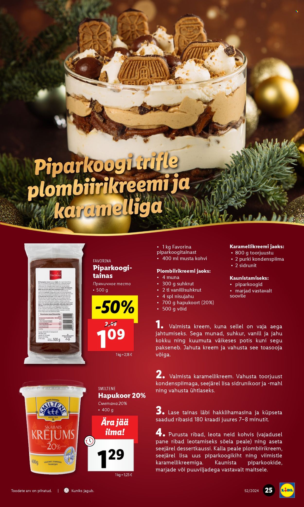 lidl - Lidl kliendileht - Nädalalõpu pakkumised (26.12 - 29.12.2024) - page: 25