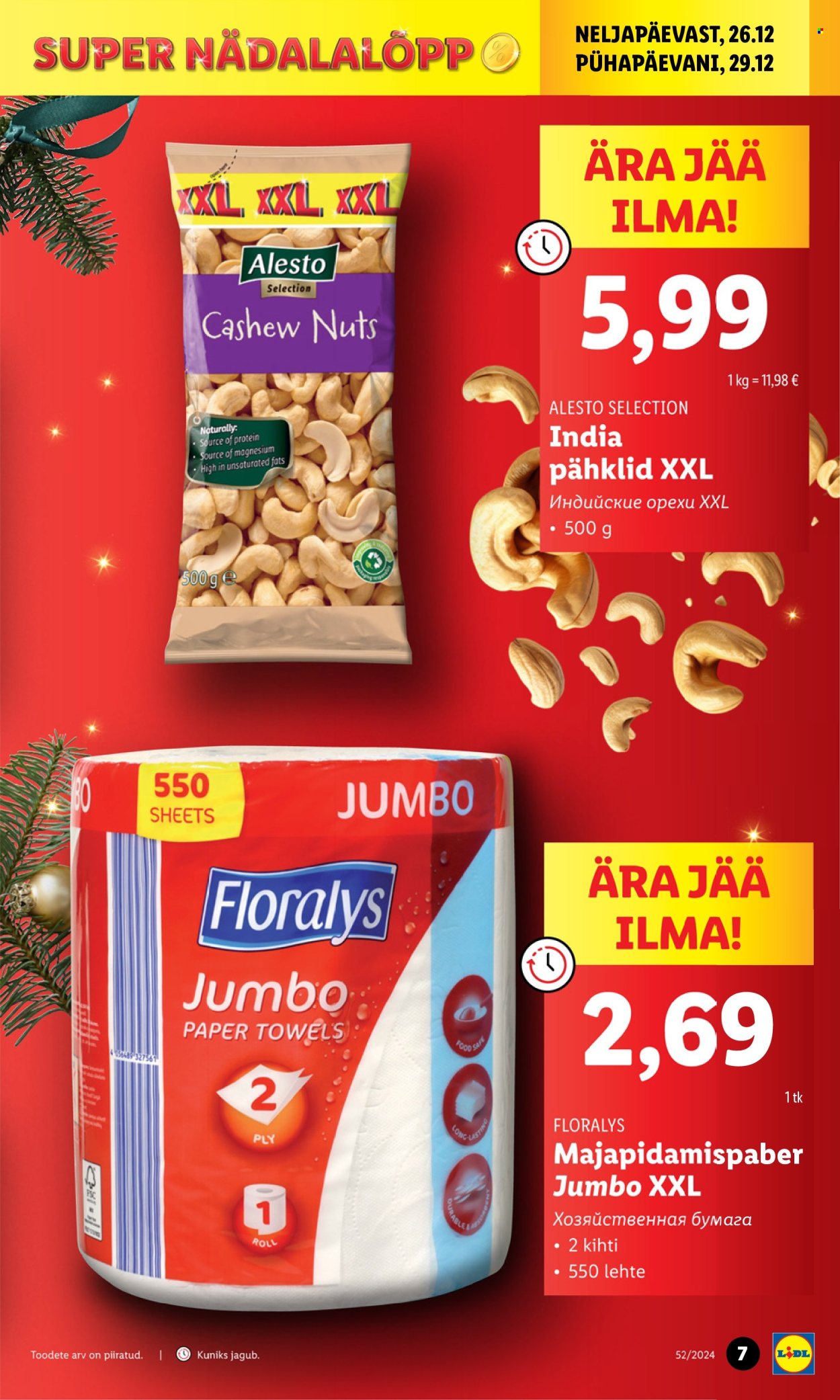 lidl - Lidl kliendileht - Nädalalõpu pakkumised (26.12 - 29.12.2024) - page: 7