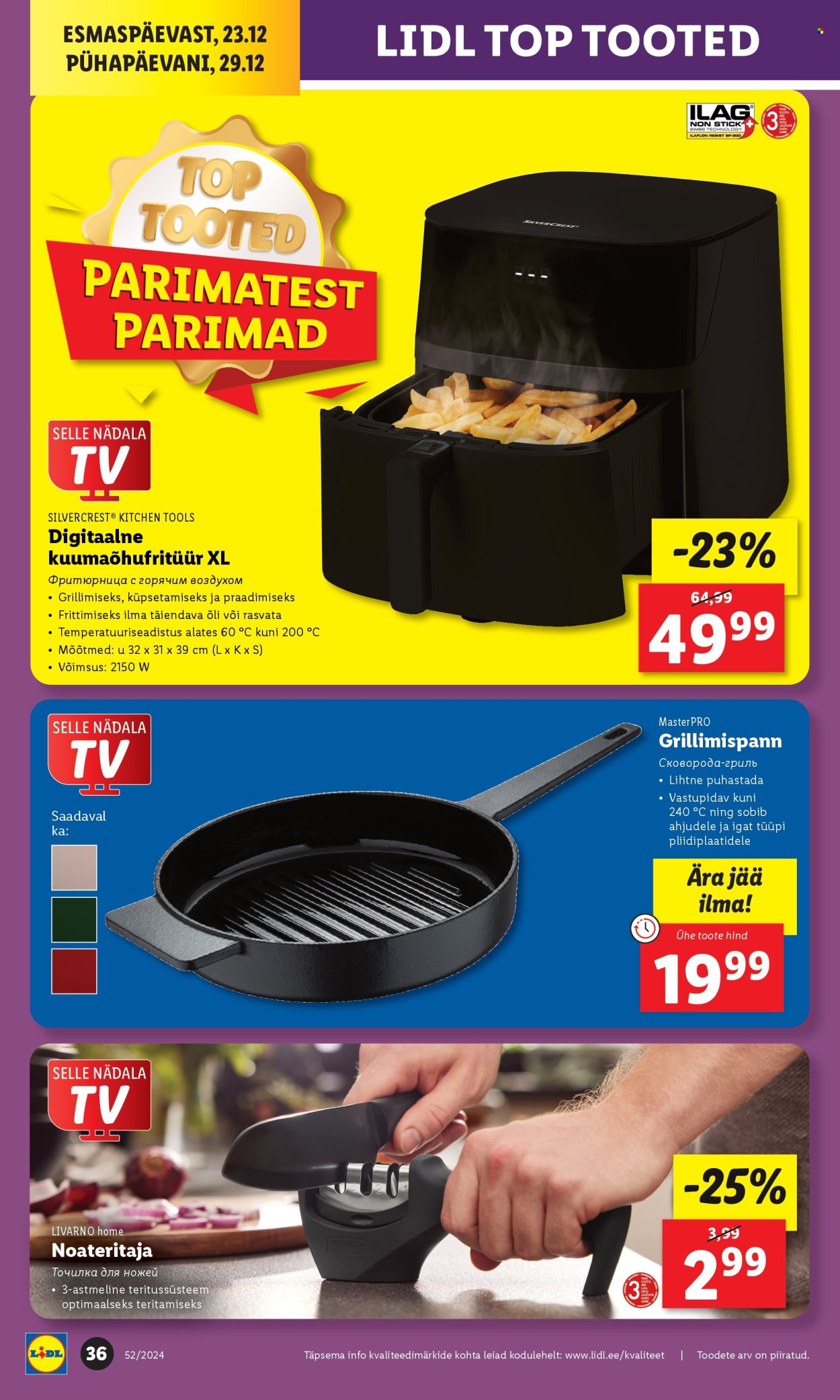 lidl - Lidl kliendileht - Nädalalõpu pakkumised (26.12 - 29.12.2024) - page: 36