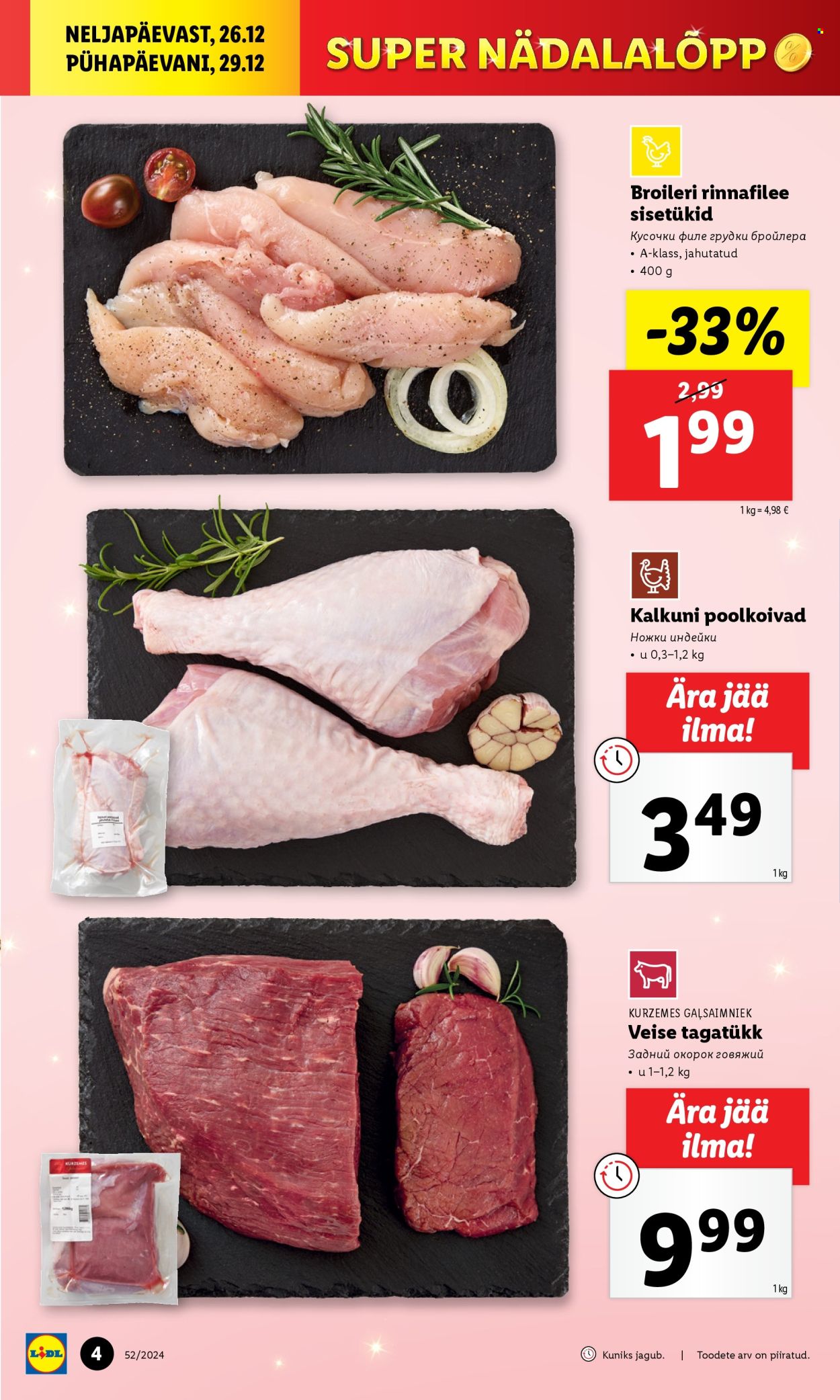 lidl - Lidl kliendileht - Nädalalõpu pakkumised (26.12 - 29.12.2024) - page: 4