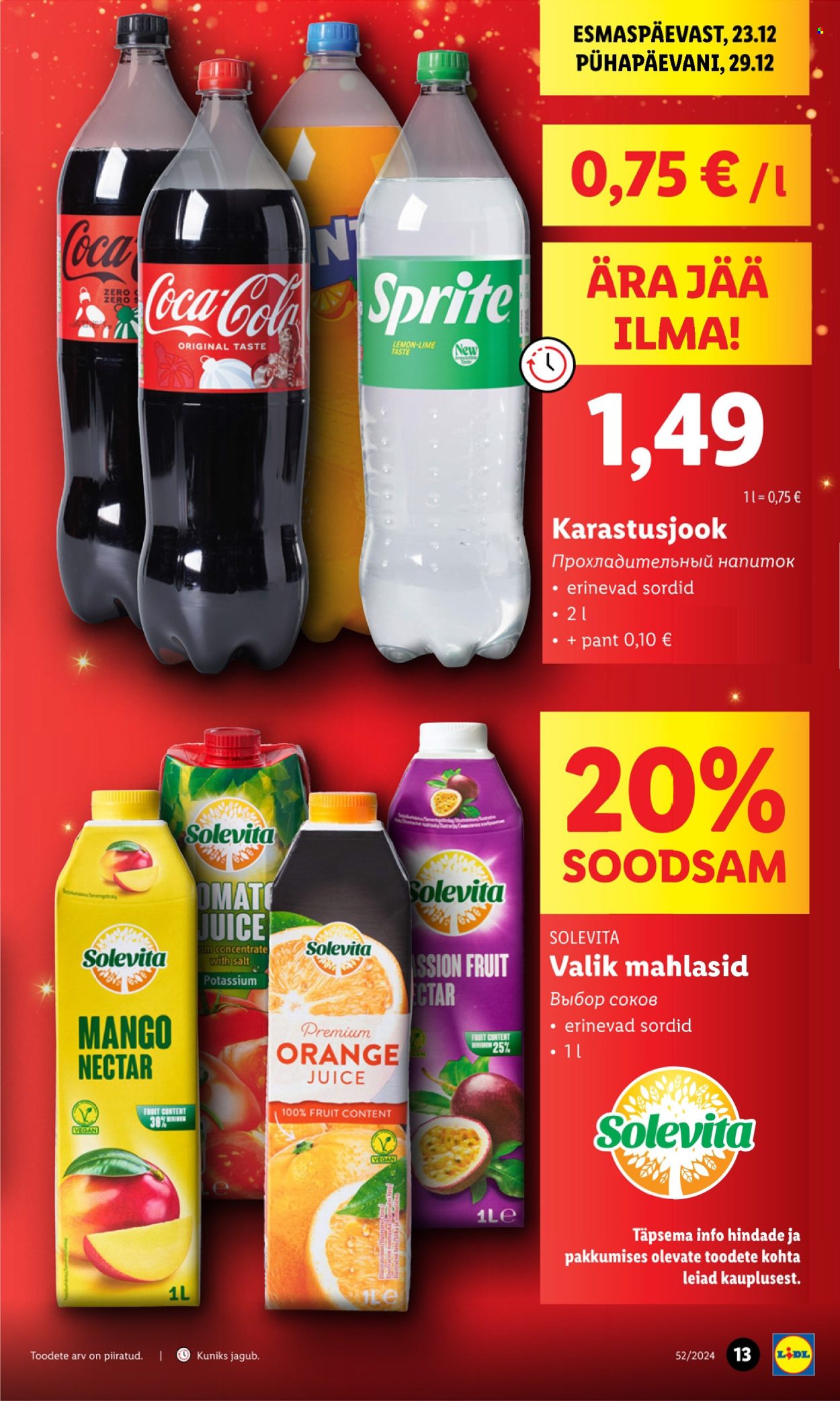 lidl - Lidl kliendileht - Nädalalõpu pakkumised (26.12 - 29.12.2024) - page: 13