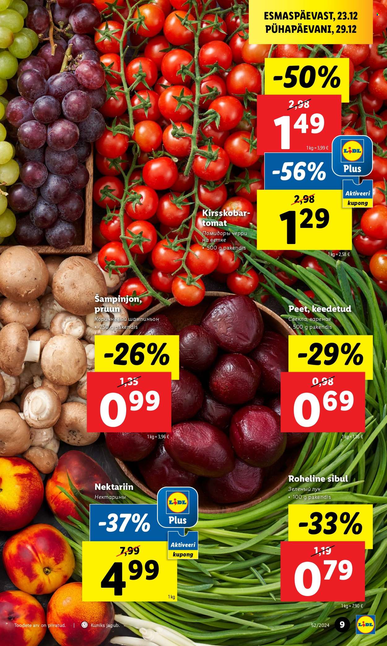 lidl - Lidl kliendileht - Nädalalõpu pakkumised (26.12 - 29.12.2024) - page: 9