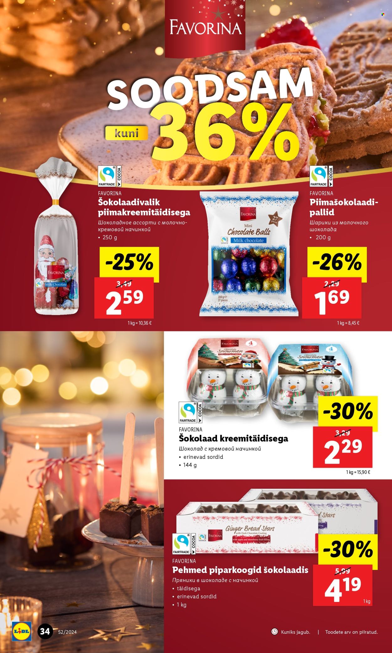 lidl - Lidl kliendileht - Nädalalõpu pakkumised (26.12 - 29.12.2024) - page: 34