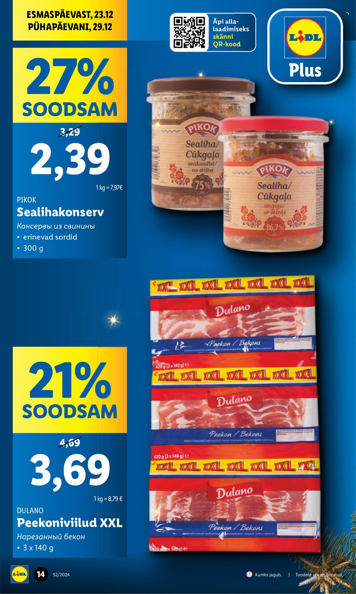 lidl - Lidl kliendileht - Nädalalõpu pakkumised (26.12 - 29.12.2024) - page: 14