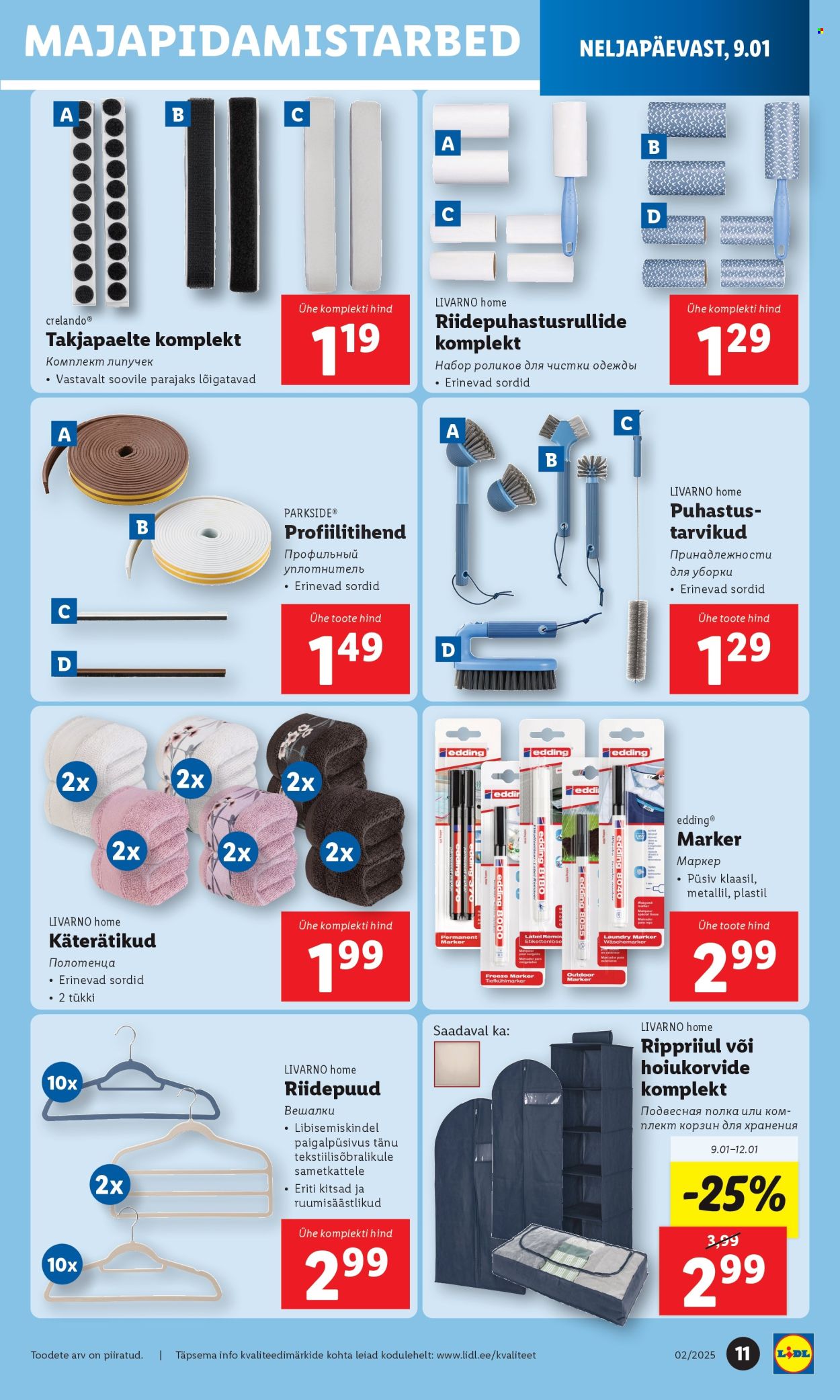 lidl - Lidl kliendileht - Tööstuskaupade pakkumised (6.01 - 12.01.2025) - page: 11