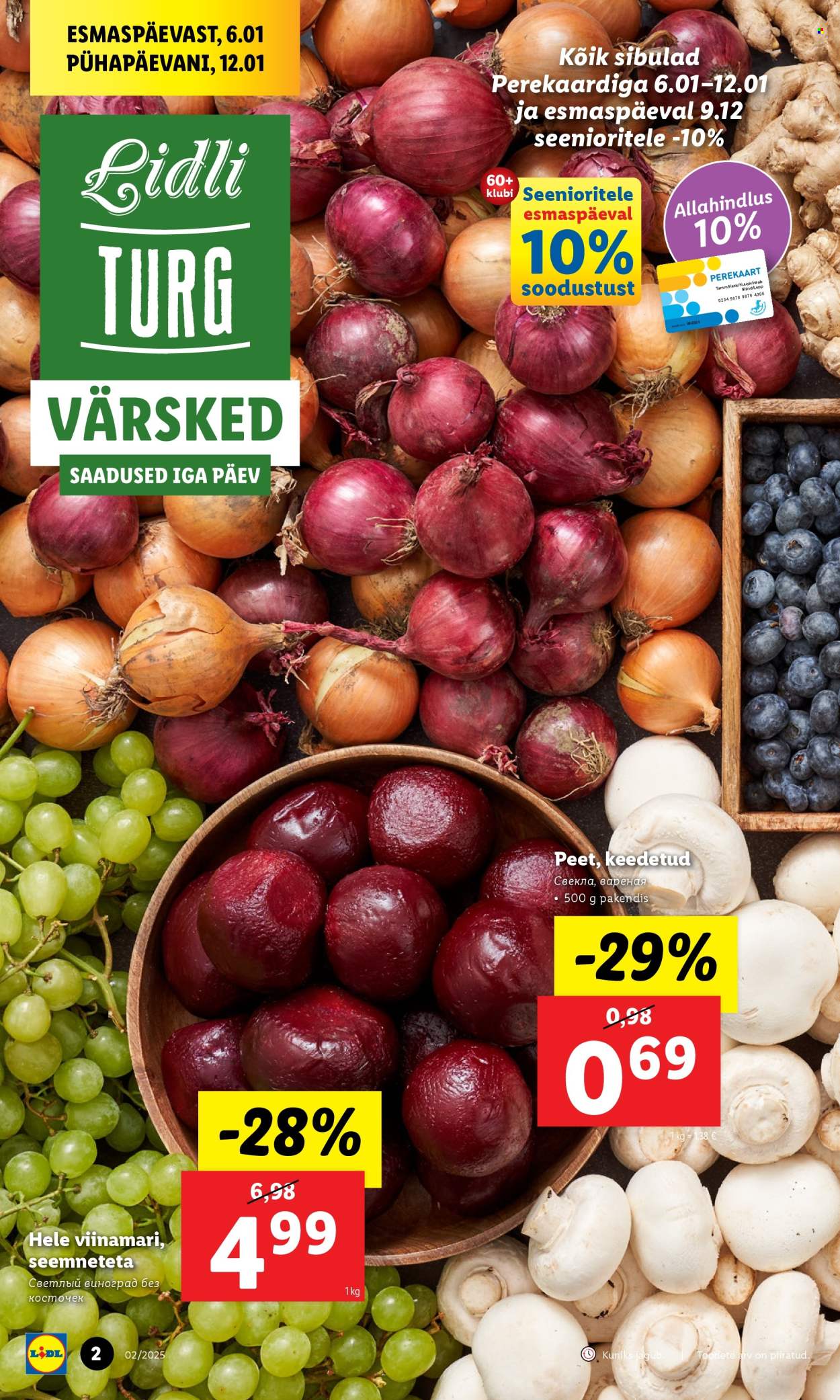 lidl - Lidl kliendileht - Kliendilehed (6.01 - 12.01.2025) - page: 2