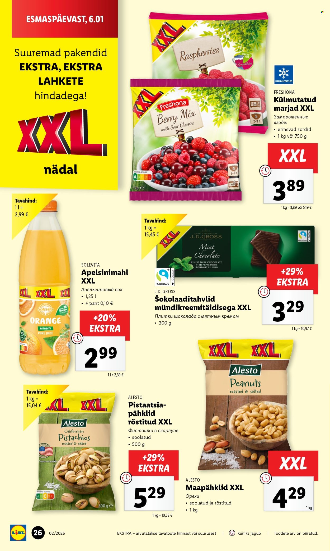 lidl - Lidl kliendileht - Kliendilehed (6.01 - 12.01.2025) - page: 26