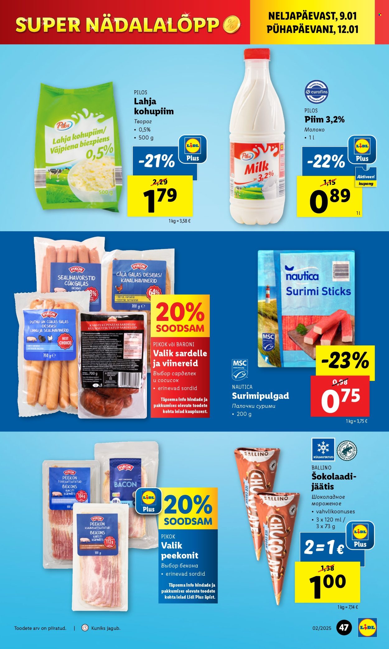 lidl - Lidl kliendileht - Kliendilehed (6.01 - 12.01.2025) - page: 47