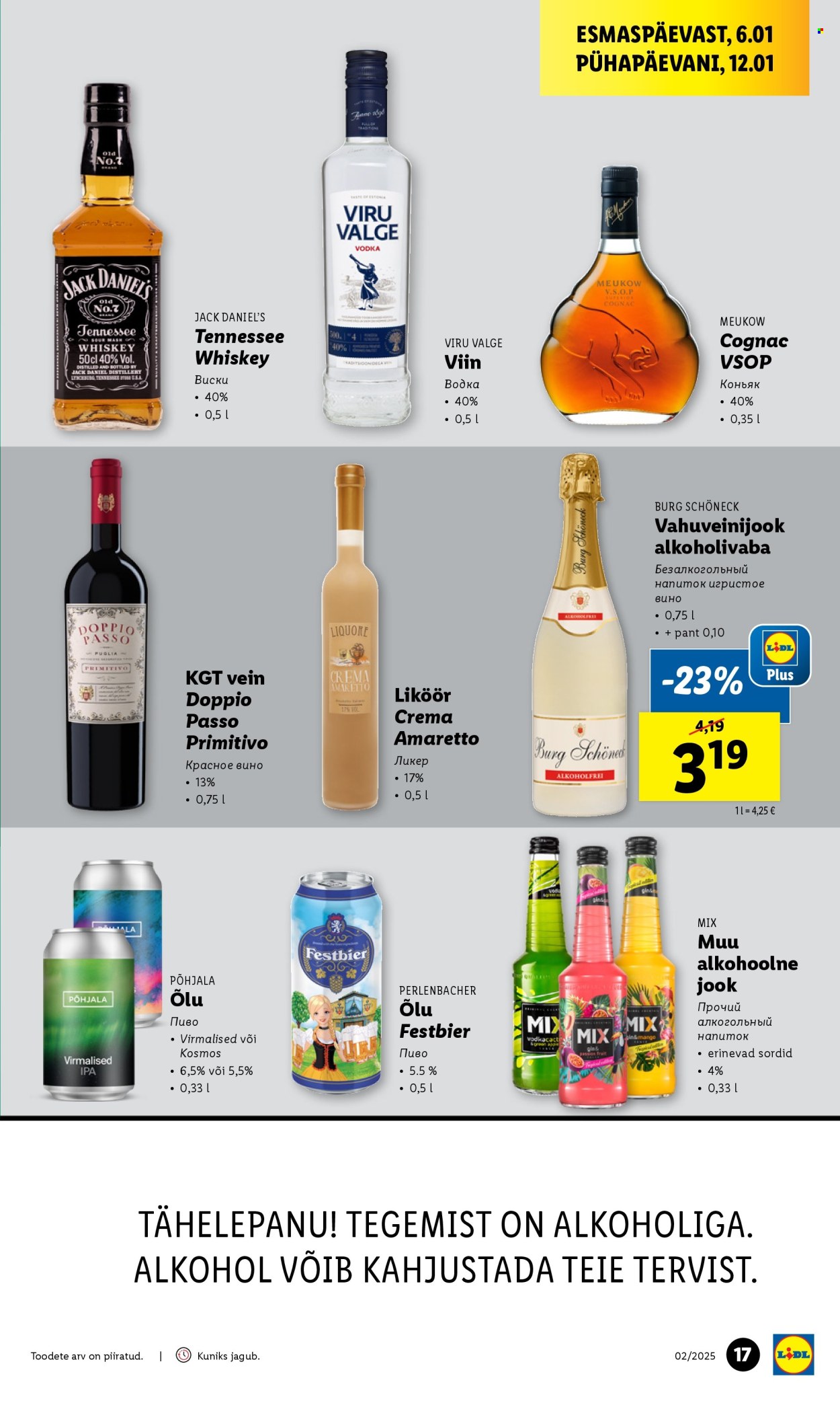 lidl - Lidl kliendileht - Kliendilehed (6.01 - 12.01.2025) - page: 17