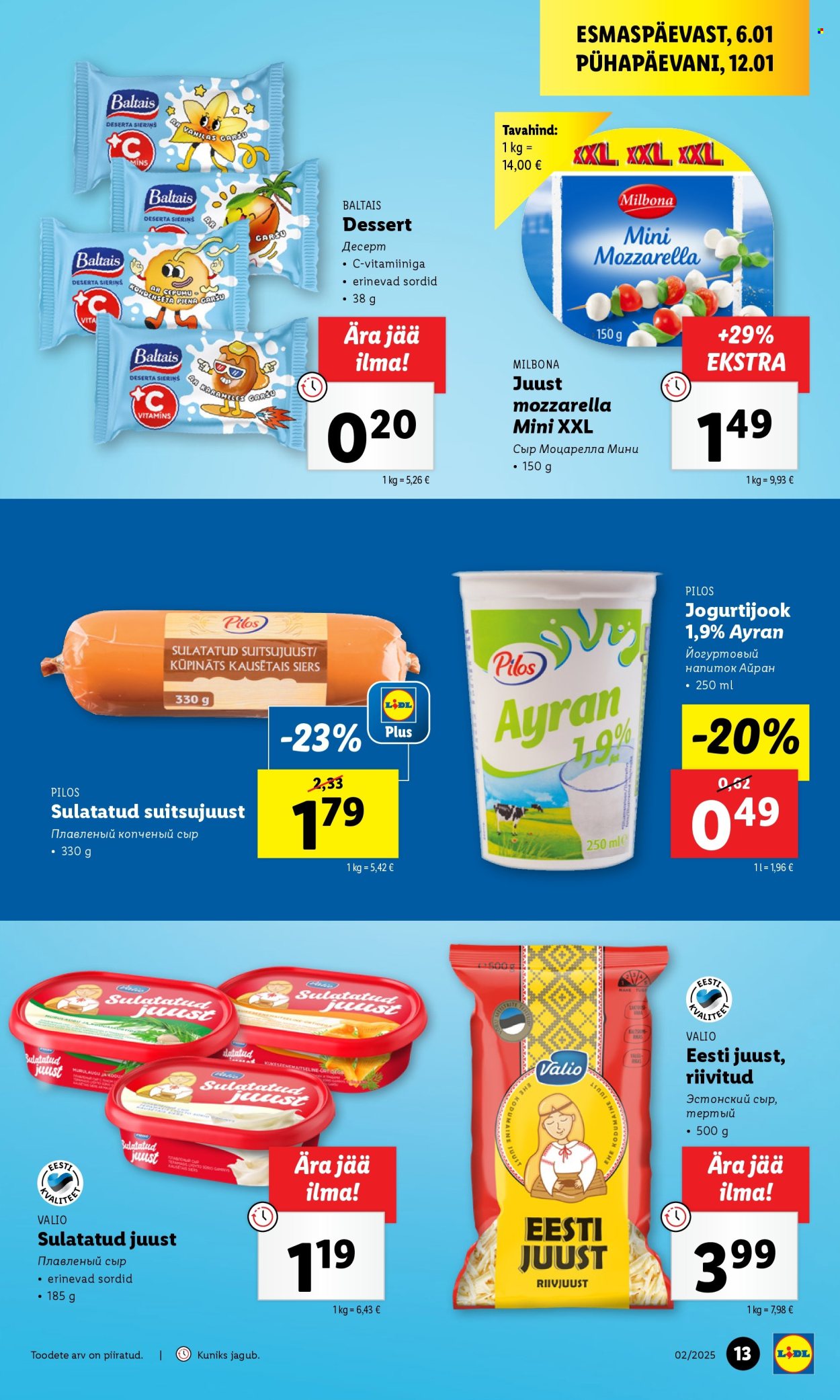 lidl - Lidl kliendileht - Kliendilehed (6.01 - 12.01.2025) - page: 13