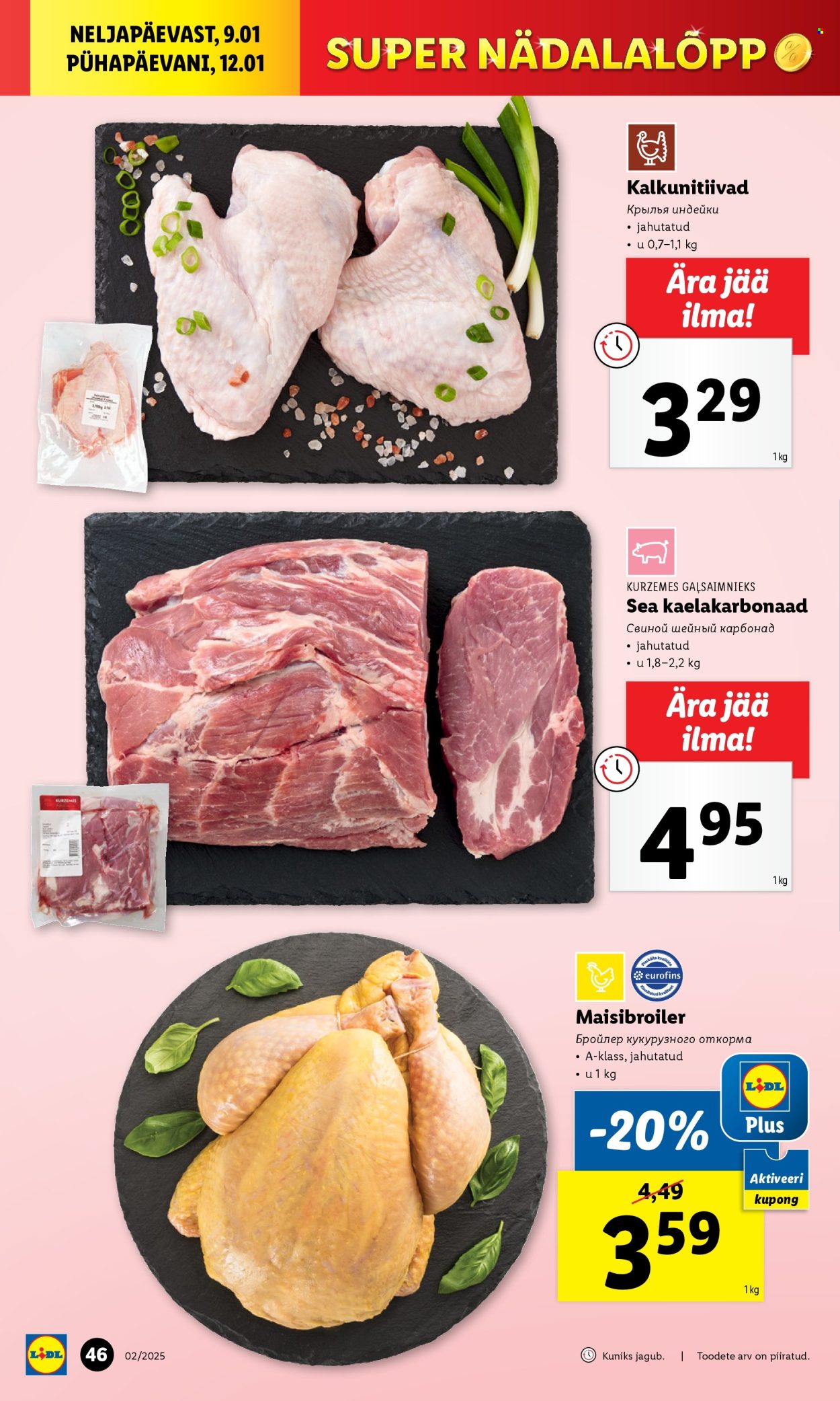 lidl - Lidl kliendileht - Kliendilehed (6.01 - 12.01.2025) - page: 46