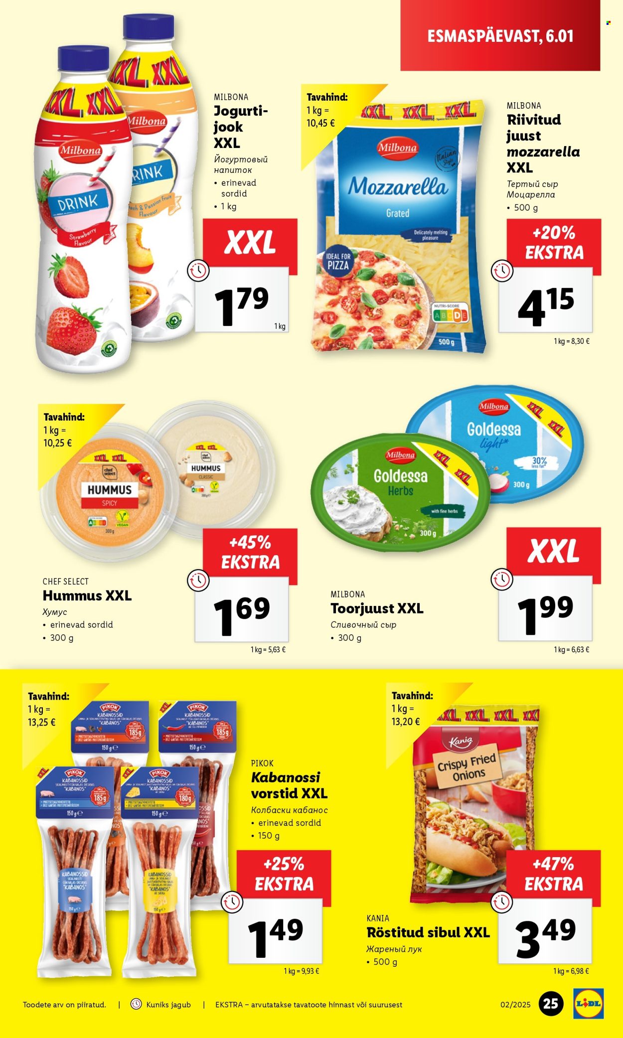 lidl - Lidl kliendileht - Kliendilehed (6.01 - 12.01.2025) - page: 25