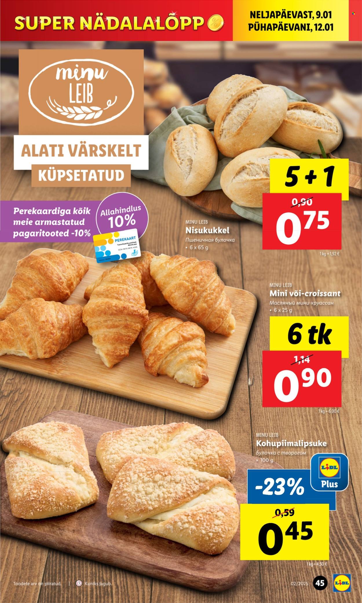 lidl - Lidl kliendileht - Kliendilehed (6.01 - 12.01.2025) - page: 45