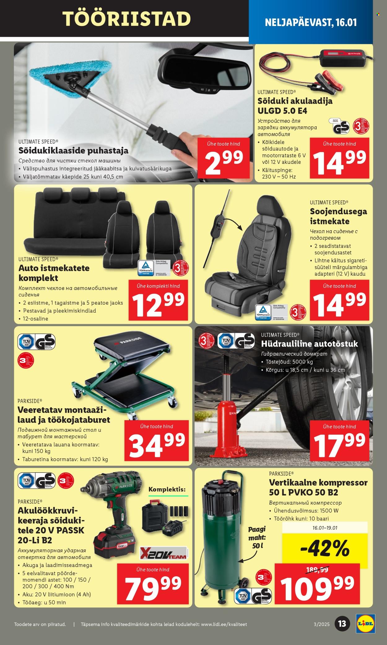 lidl - Lidl kliendileht - Tööstuskaupade pakkumised (13.01 - 19.01.2025) - page: 13