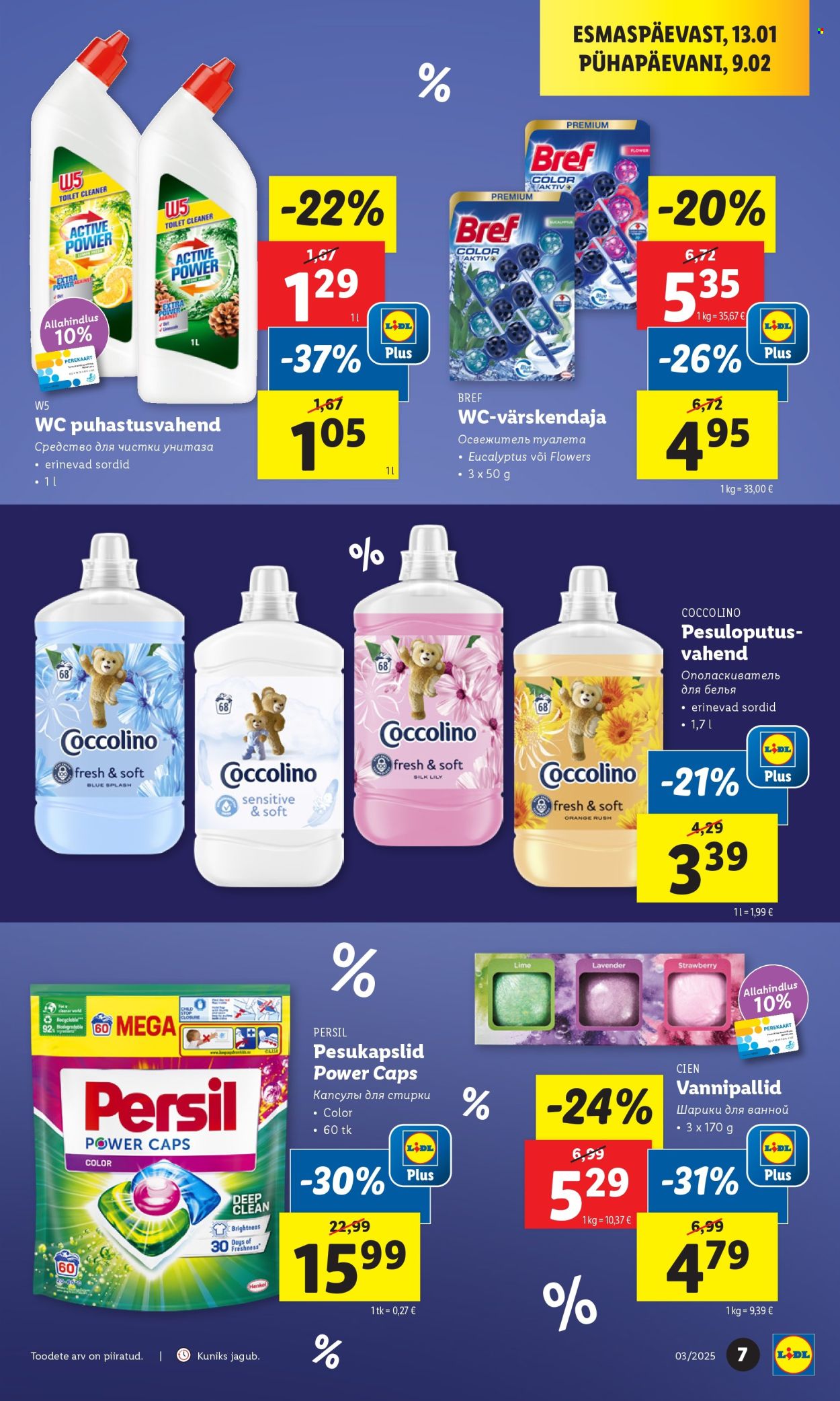 lidl - Lidl kliendileht - Kliendilehed (13.01 - 19.01.2025) - page: 7