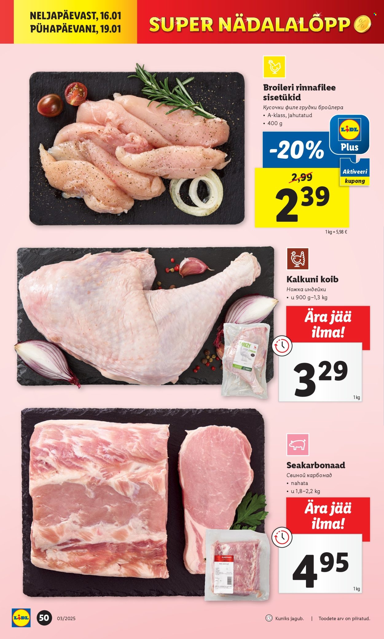 lidl - Lidl kliendileht - Kliendilehed (13.01 - 19.01.2025) - page: 50