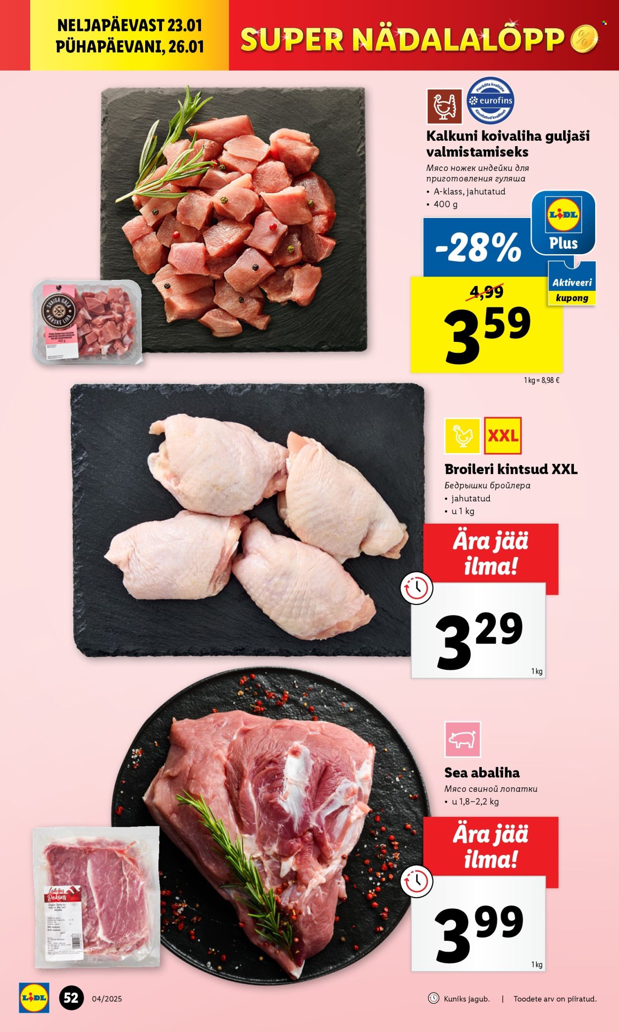 lidl - Lidl kliendileht - Kliendilehed (20.01 - 26.01.2025) - page: 52